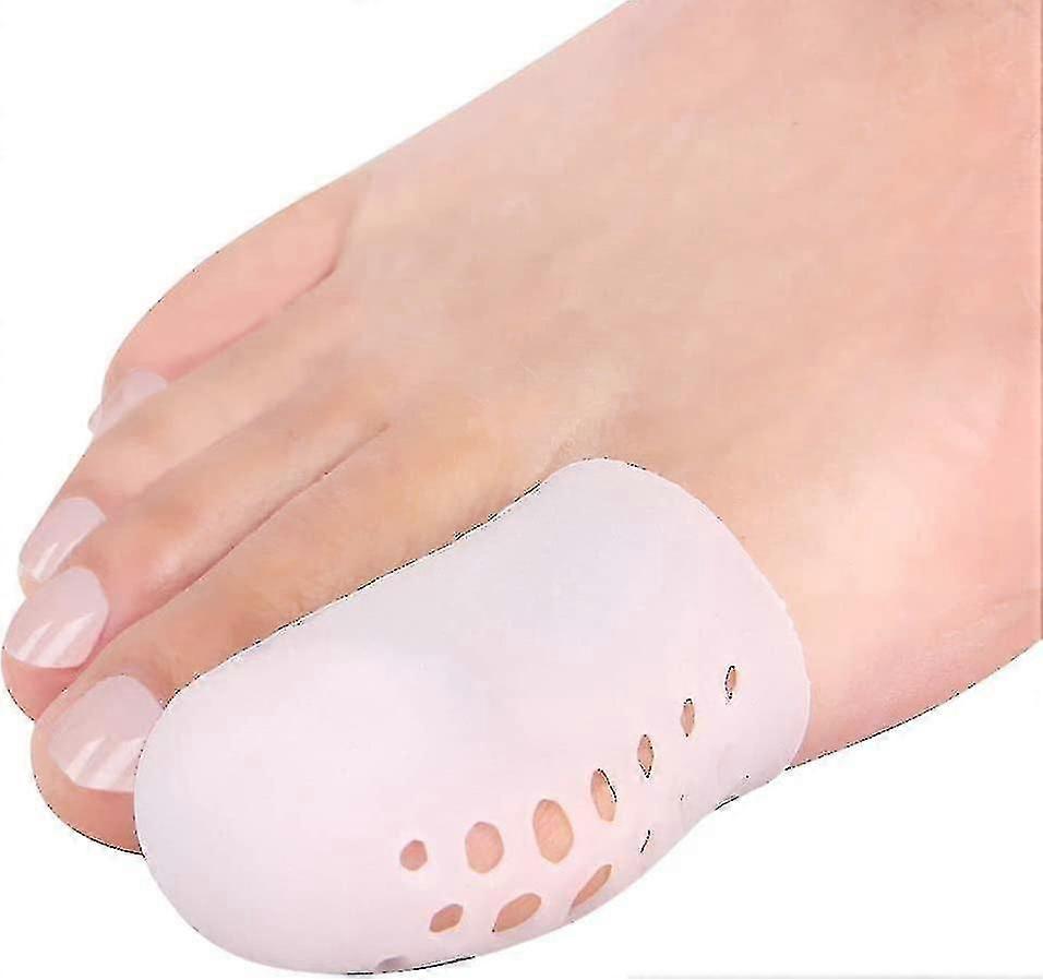 6st Tskydd fr stortskydd, geltskydd som andas, silikon Big Toe Protector Toe Guards fr ftter