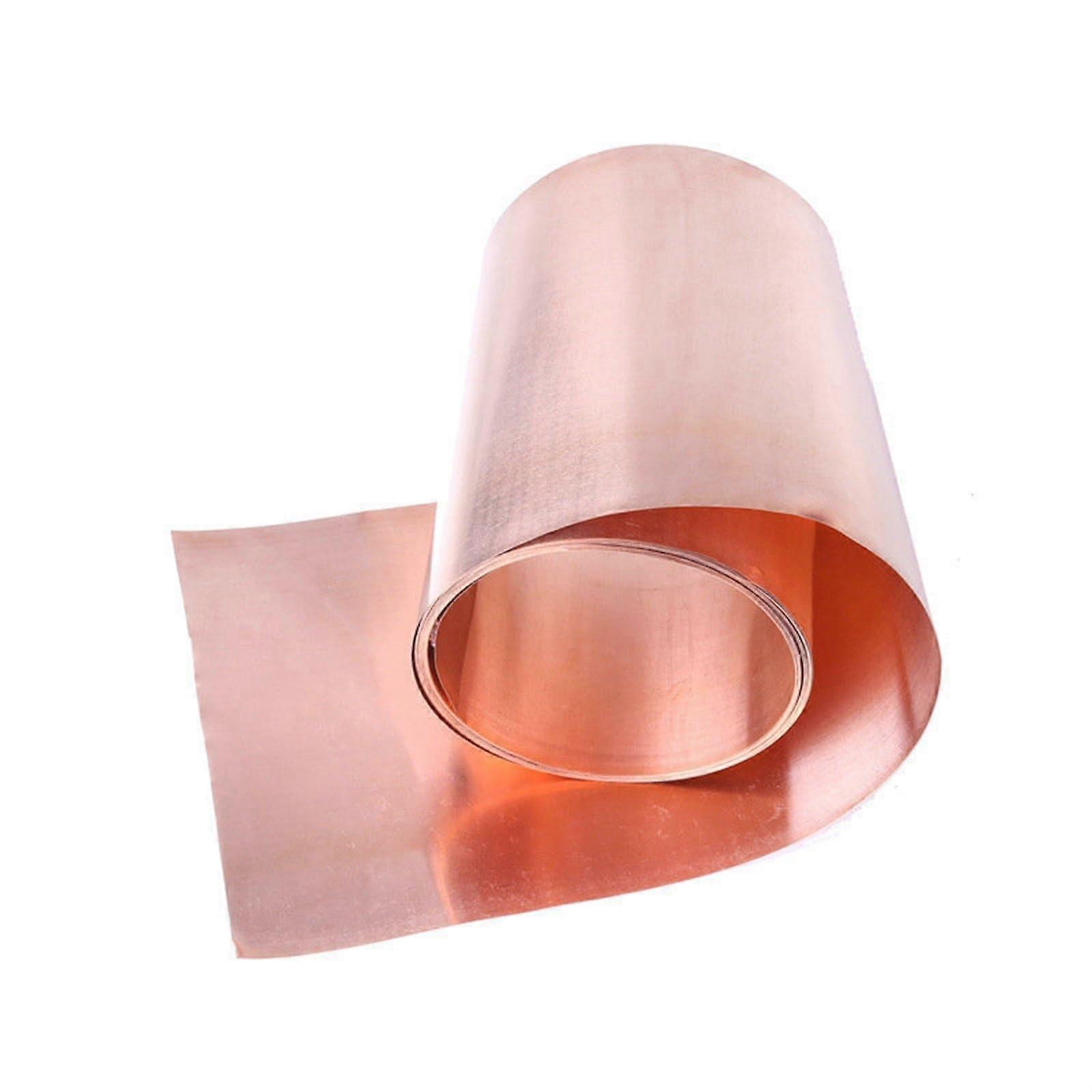 Pure copper sheet Cu T2 red copper sheet, foil strips, 0.2mm Width 40MM