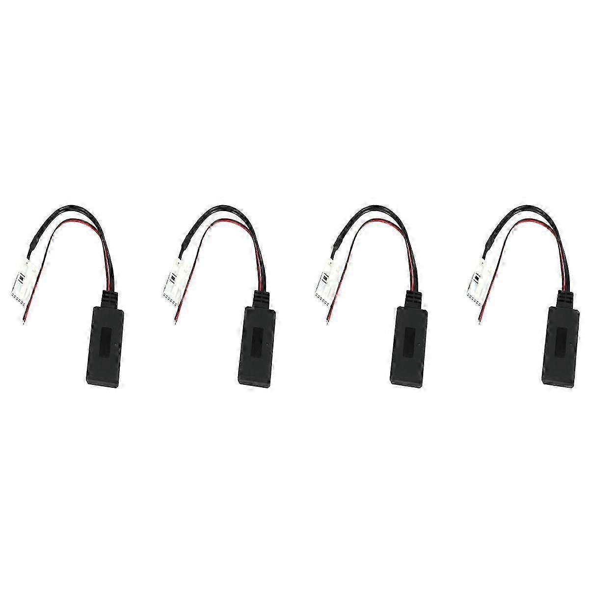 4X ل 207 307 407 ل C2 C3 12Pin وحدة بلوتوث راديو لاسلكي ستيريو AUX-in محول كابل Aux