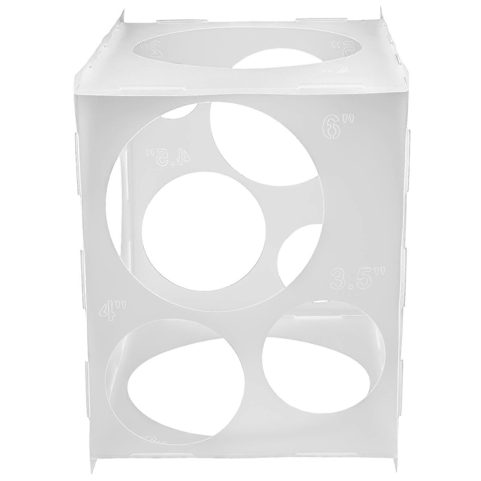 Portable Folding Balloon Sizer Box – Easy to Assemble Measurement Tool for Sized Balloons at Weddings, Parties & Events
