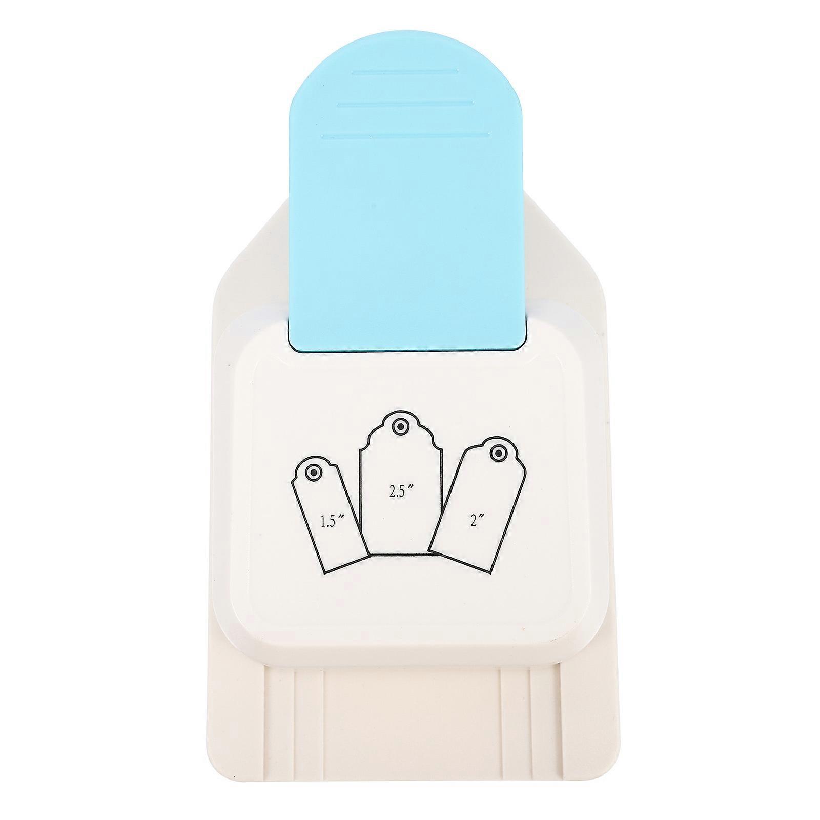 Punch For Tag Label Shape Punching Machine Childrens Handmade 3.8 Cm Width Custom Widths Ergonomic Handle 1Pack