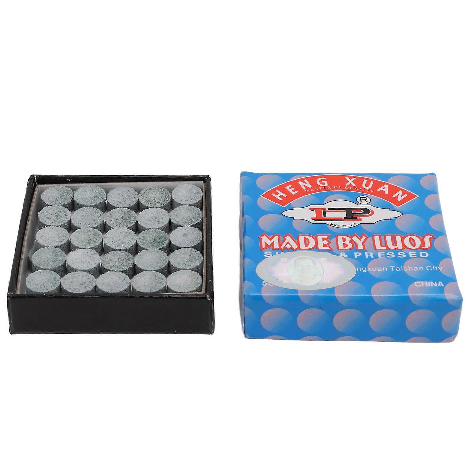 50Pcs B Grade Leather Billiard Cue Tips Replacement Tool for Daily Use Training 10mm
