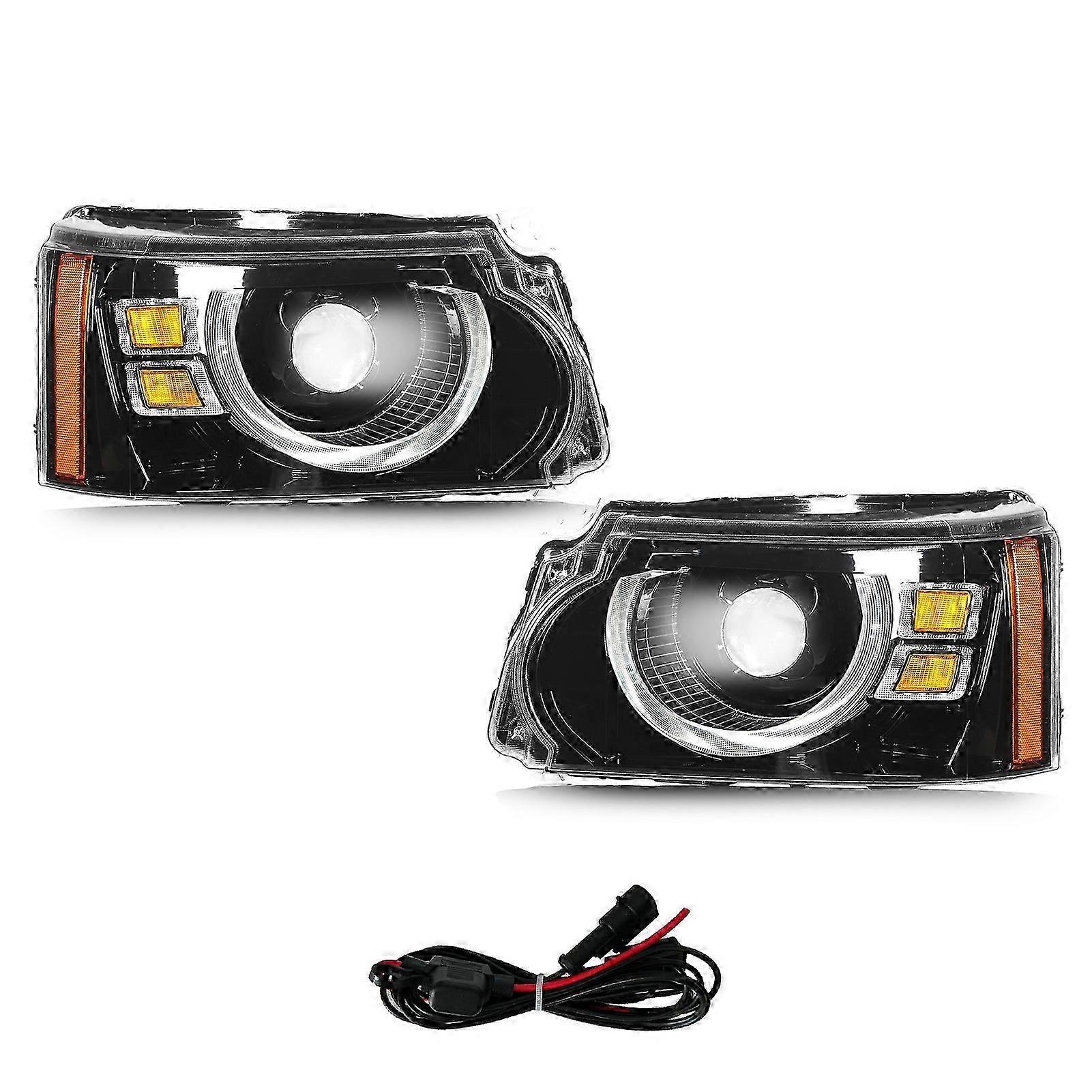 LED Headlights Projector Replacement for 2010-2013 Range Rover Sport L320 Facelift