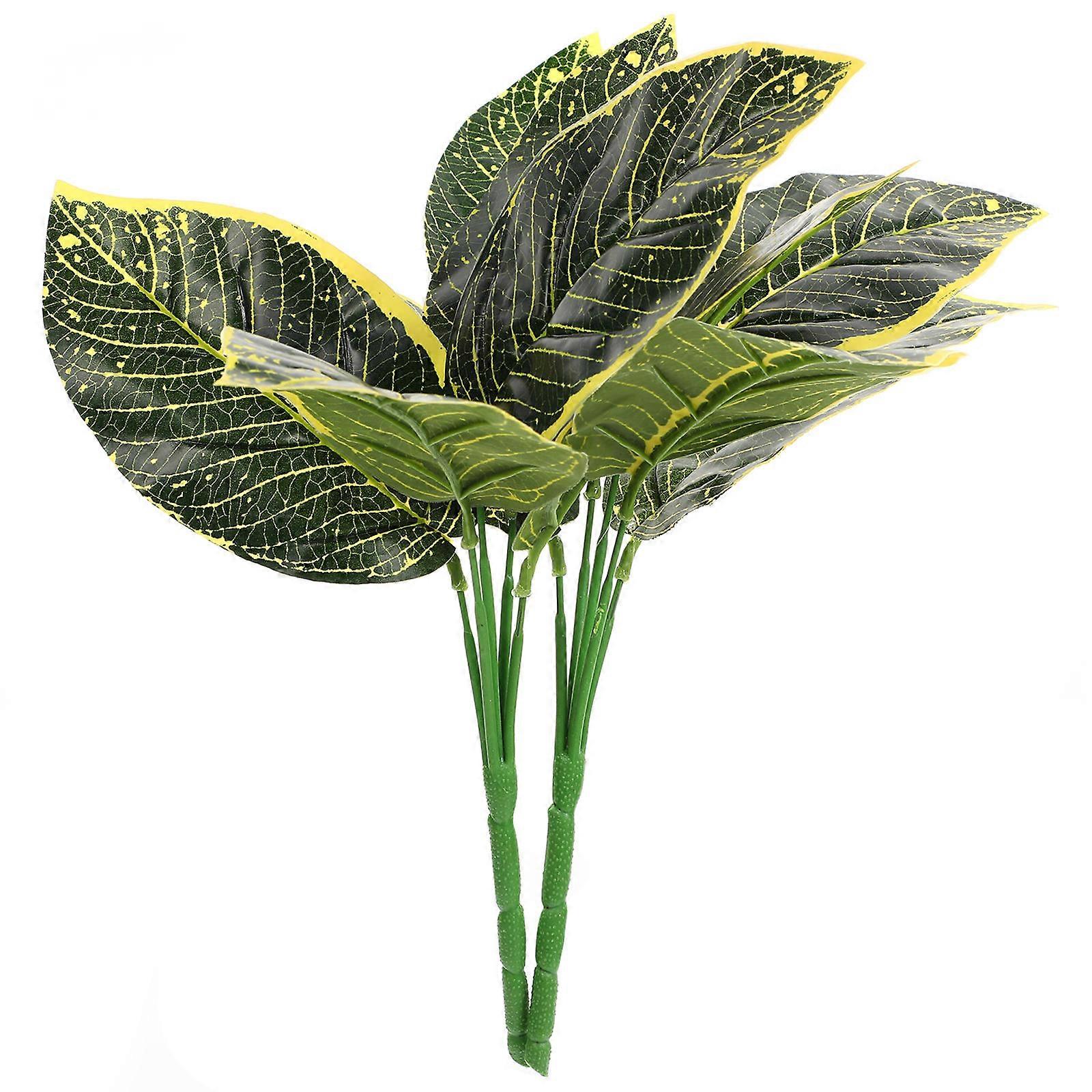 Simulation Green Plants Artificial Greenery Realistic For Office 6Pcs
