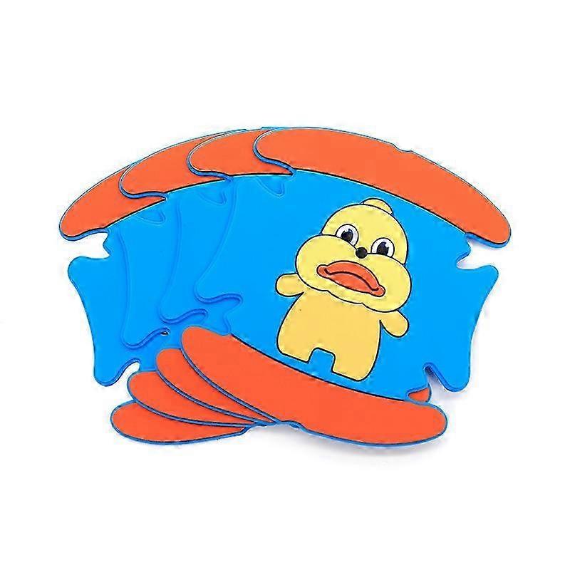 4pcs Cartoon Car Universal Edge Anti Scratch Protector Strips Guard Stickers (Suitable for Ducks)