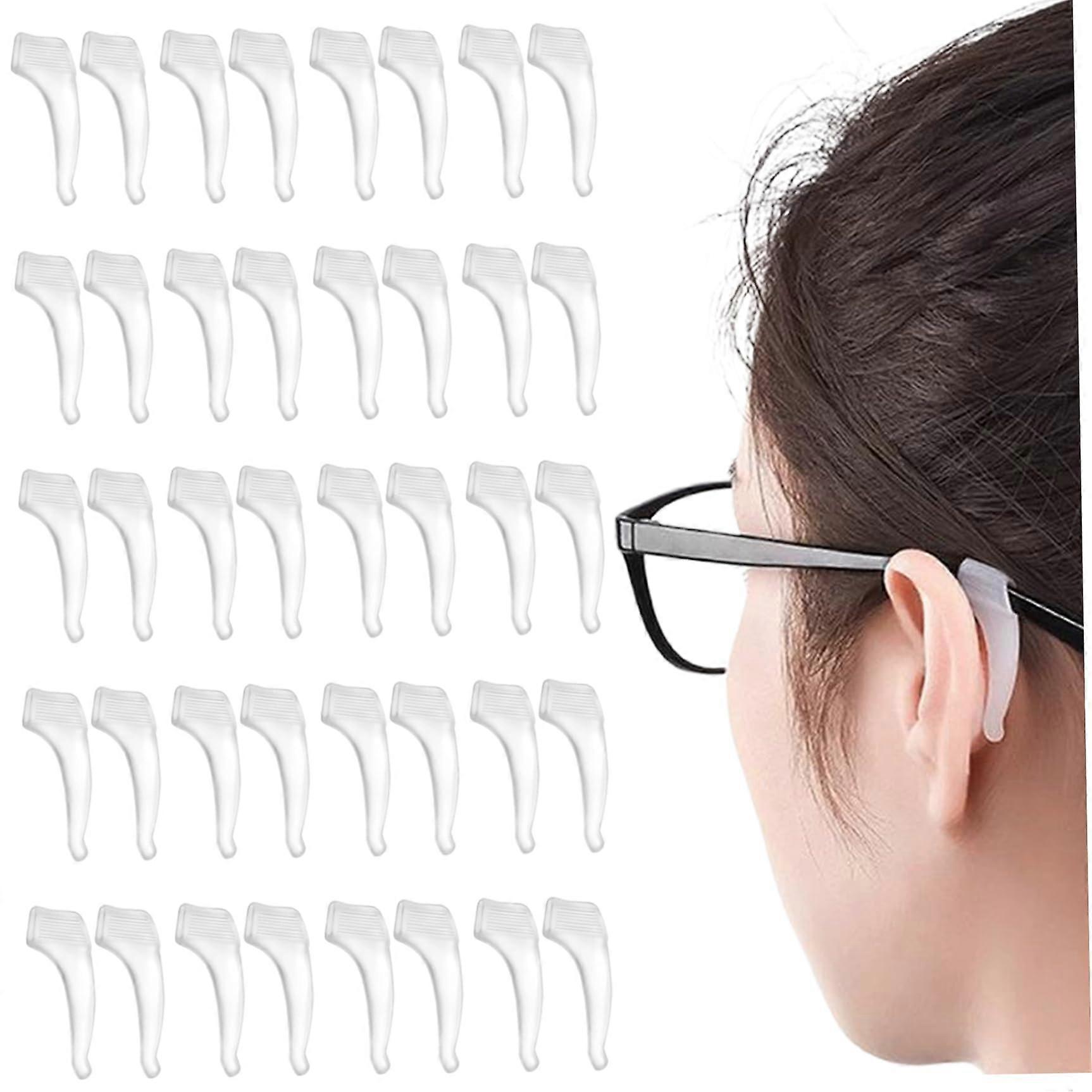 Glasses Ear Hook 20 Pairs Glasses Hooks, Universal Fit, Ergonomic Design, Various Colors