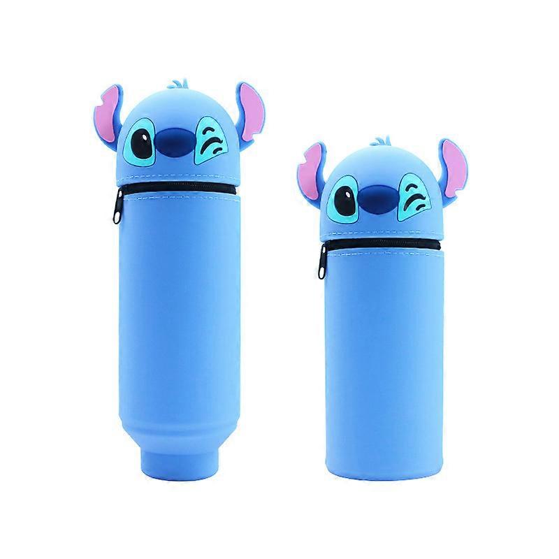 תפר מתקפל סיליקון קלמר Kawaii קריקטורה קיבולת גבוהה עט נרתיק אחסון תיק סטודנטים נייר מכתבים ציוד לבית הספר מתנה