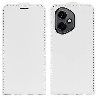 TKdaddy For Honor 400 5G (Global) Fodral med Kortplatser Vertikal Flip Läder Telefonskydd Vit