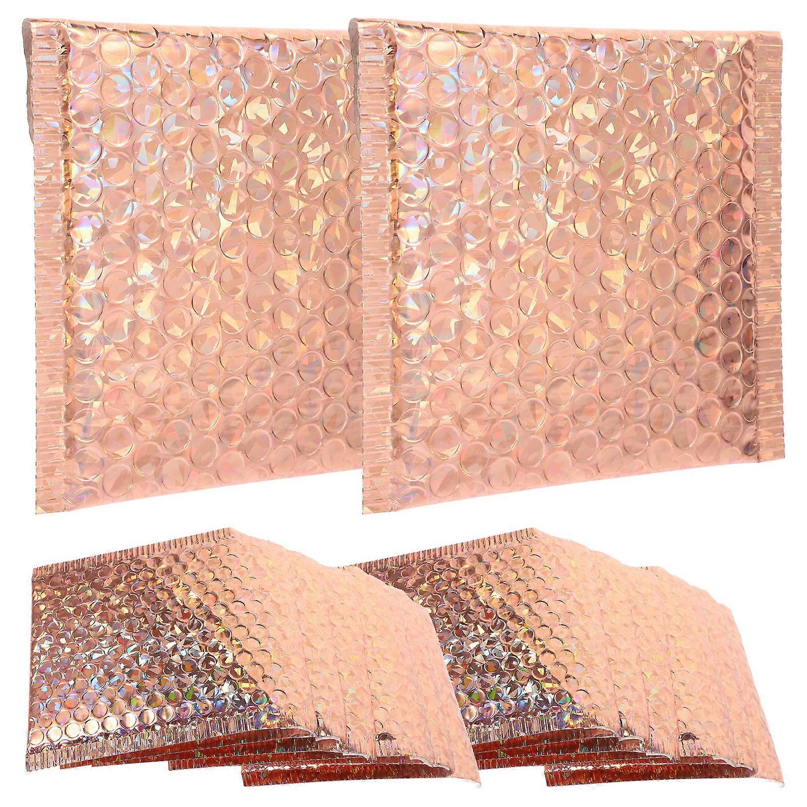 Packaging Bubble Bags Envelopes Mailers for Storage 20Pcs Rose Gold