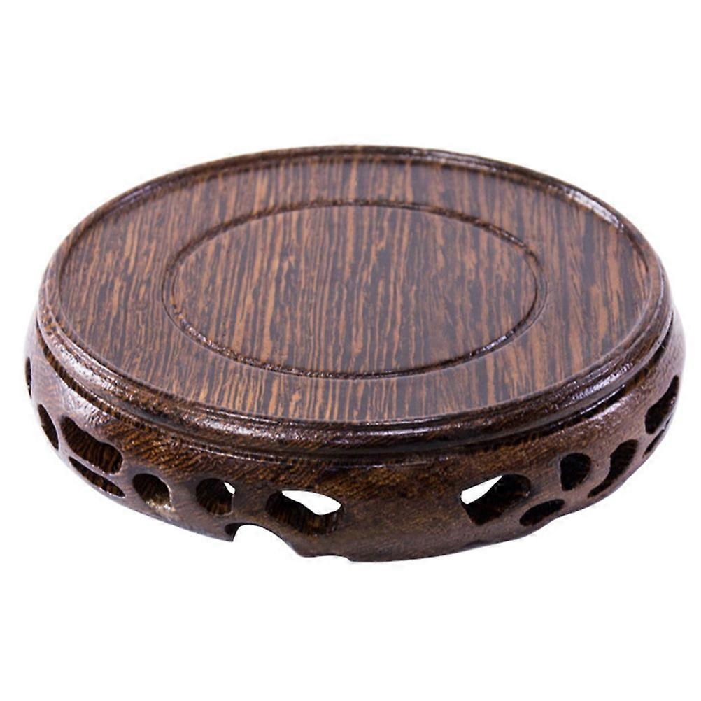 Circular Stands For Display Wood Display Riser Rustic Style For Flower Shop 1Set