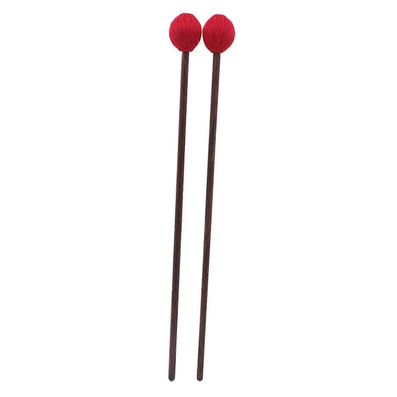 1 pair of marimba mallets, drum hammer, drum mat, marching mallets, performance drumsticks