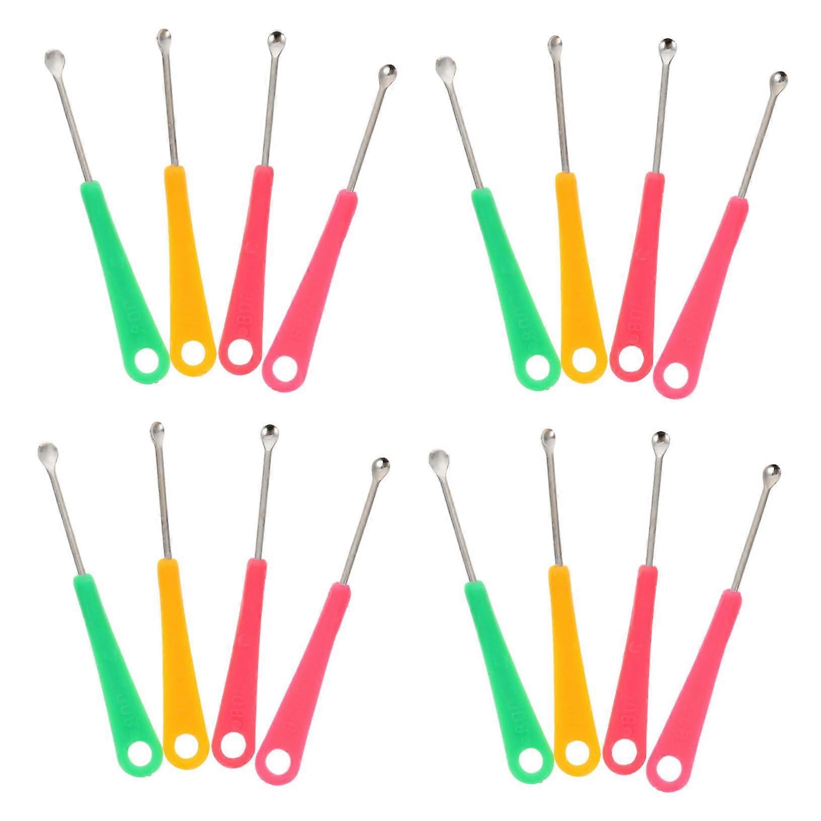 200 Pieces Ear Cleaners from Ear Spoon for Effective Ear Cleaning, Durable and Rust Cleaning Tools for Daily Use, Random Color