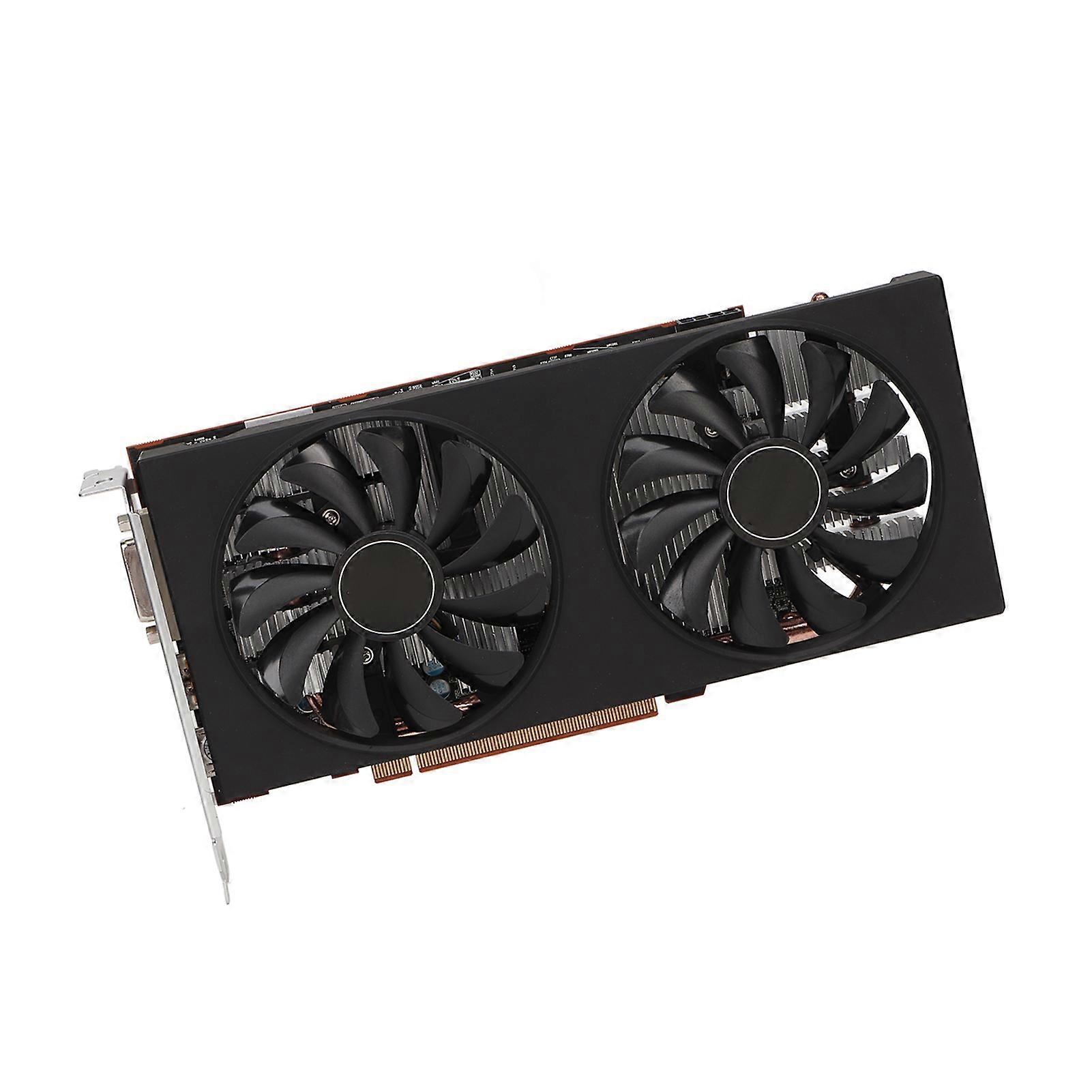 Gaming Graphics Card 8GB GDDR6 256bit 2000MHz 14000MHz DP HD DVI Dual Cooling Fan Desktop Graphics Card for PC