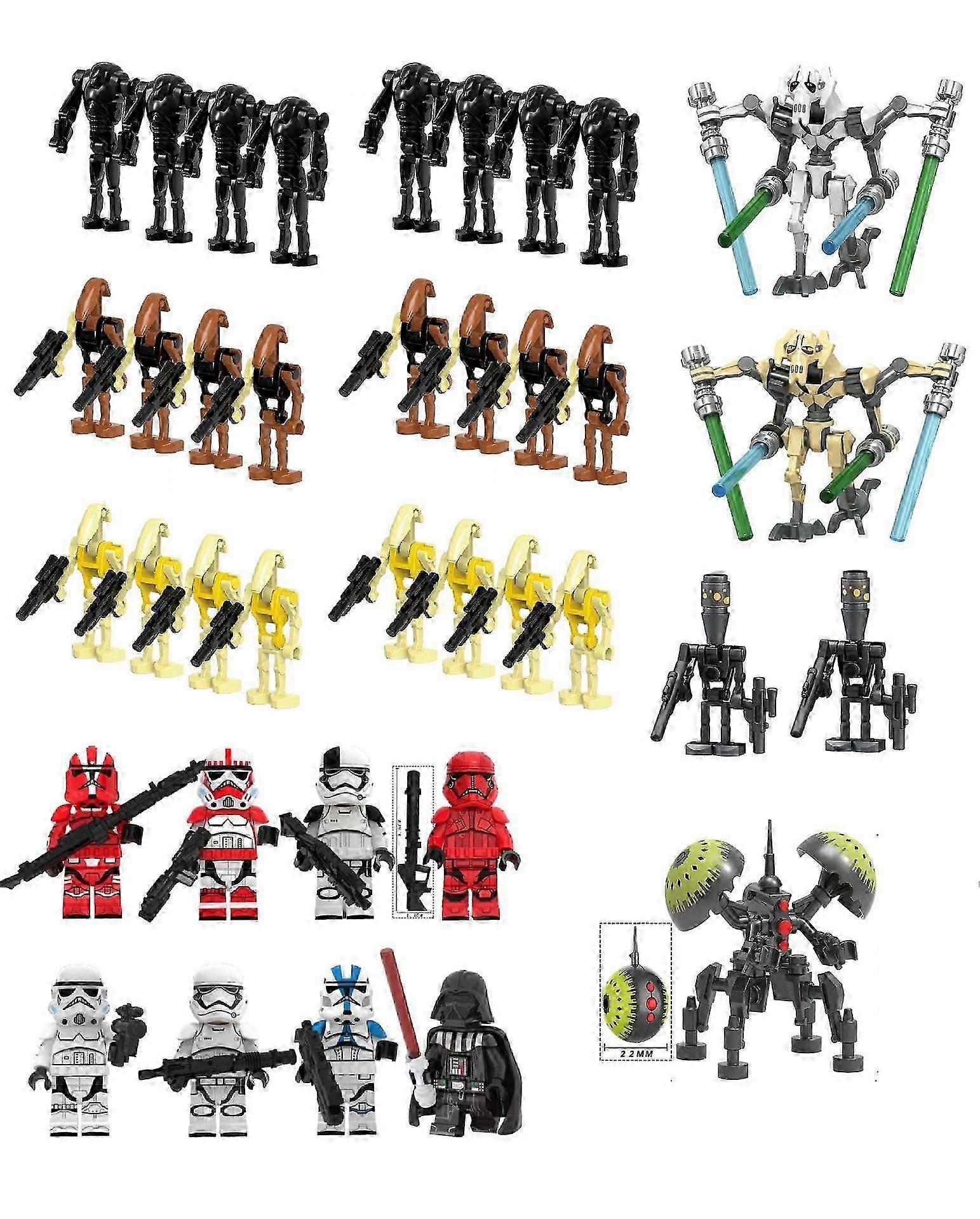 B1 & Super Battle Droid Minifigures  Star Wars Action Set