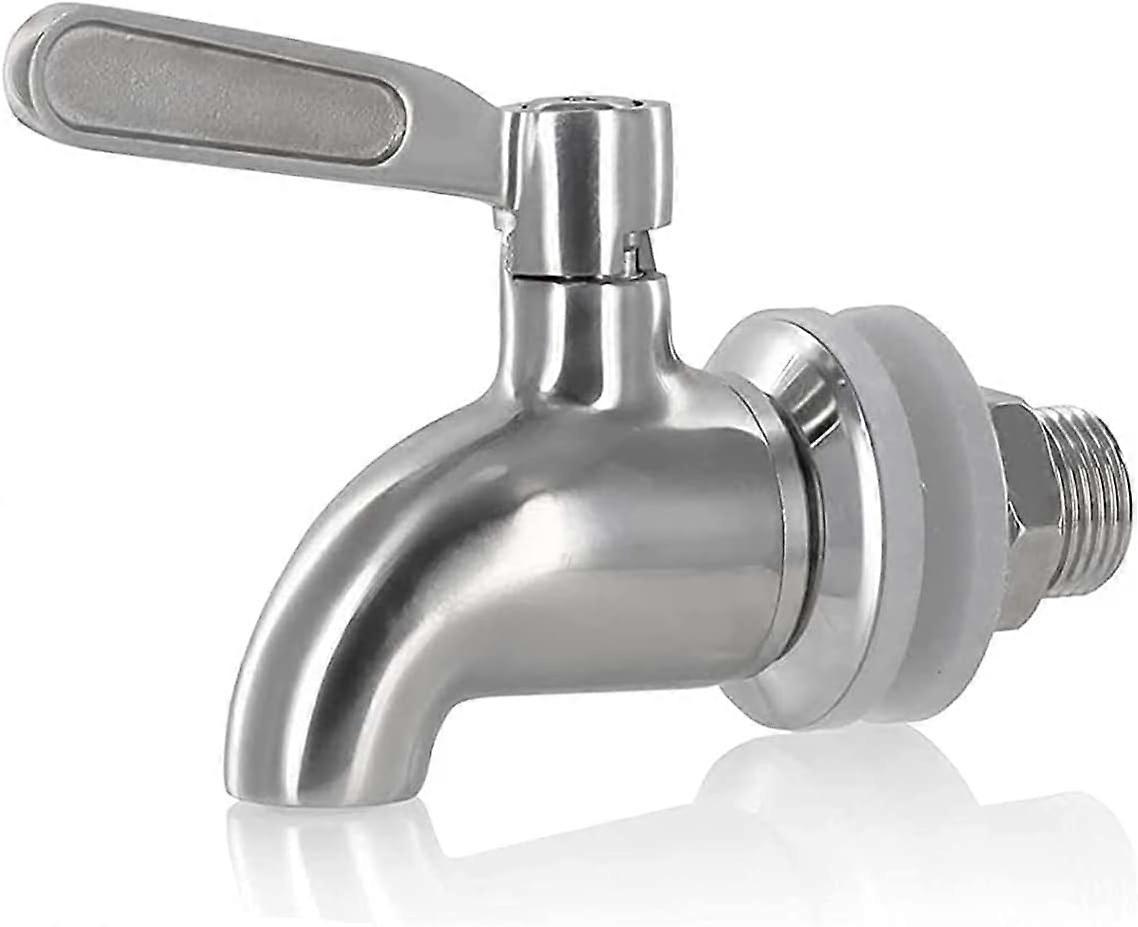 beverage dispenser faucet, beer barrel faucet, stainless steel replacement faucet