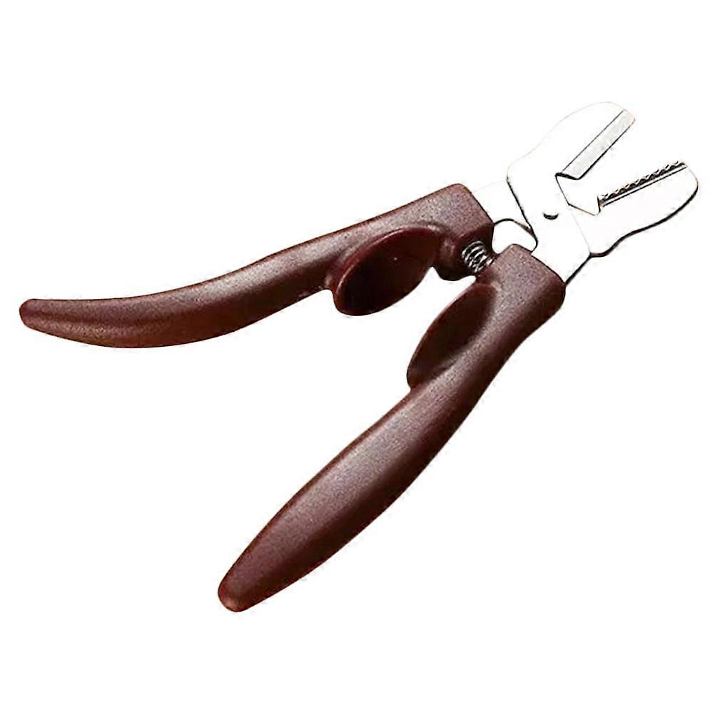 Walnut Opener Chestnut Clip Metal Nut Cracker Cooking Nut Cracking Shell Opening 17.50X3.50X1.50CM Cross Shaped 1Pcs