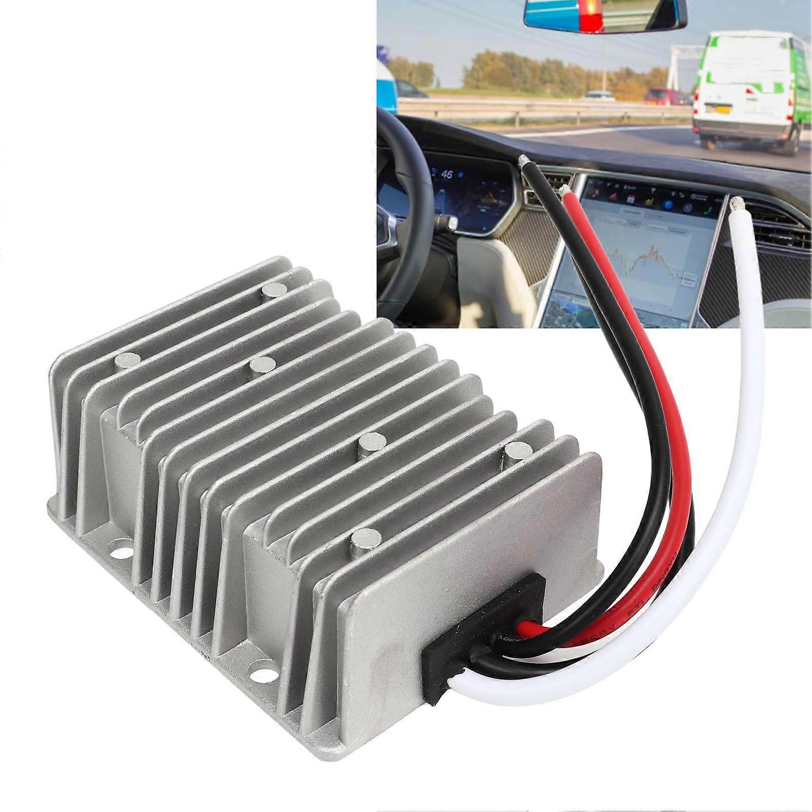 DC Voltage Converter Regulator 24V to 13.8V 40A 552W IP68 Waterproof for Automobiles Ships Yachts Railways Instruments 