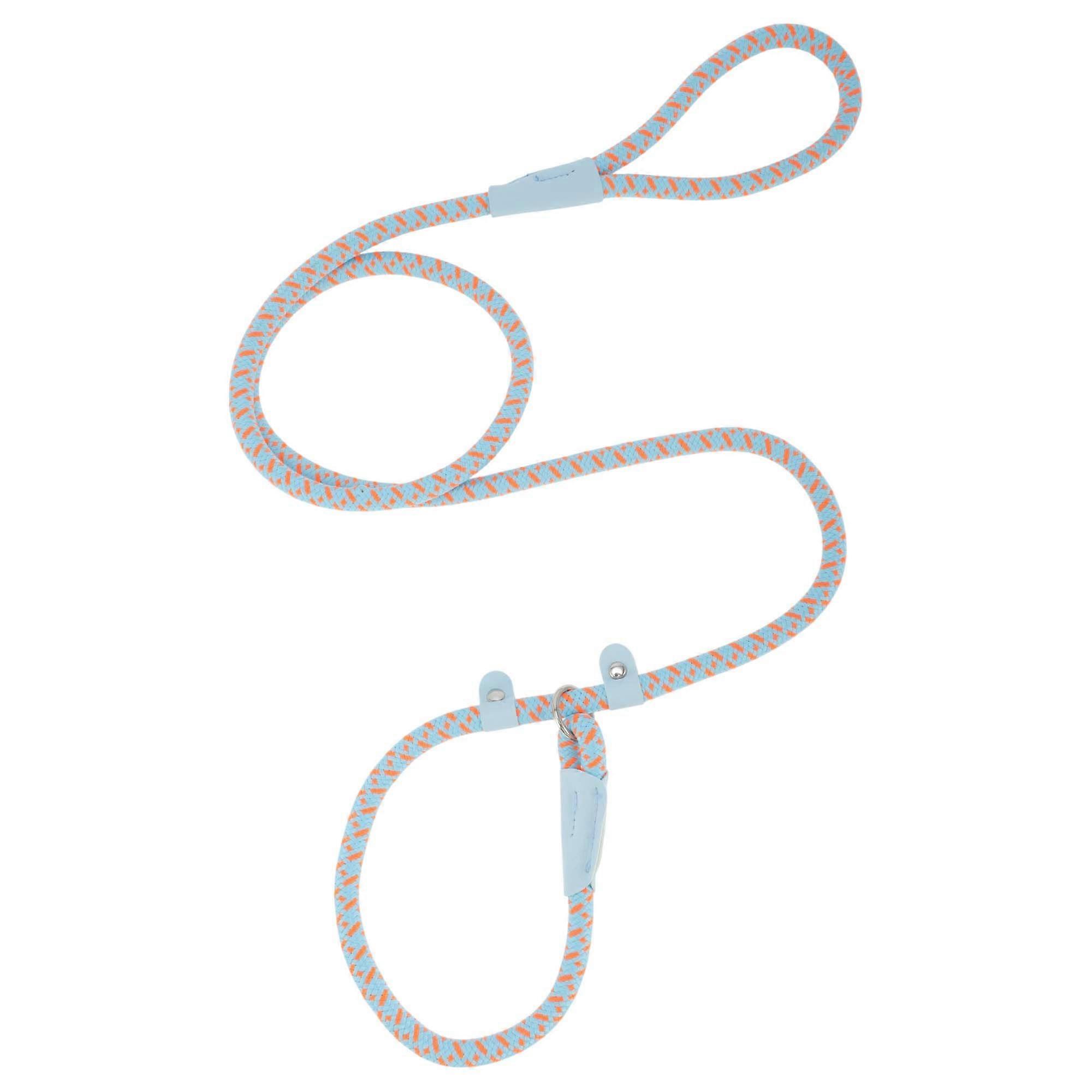 Slip Leash Control Leash for Dogs No Pull Dog Leash Pet Slip Leash Rope Leashes for Medium and Large Dogs 150x1cm Blue Orange