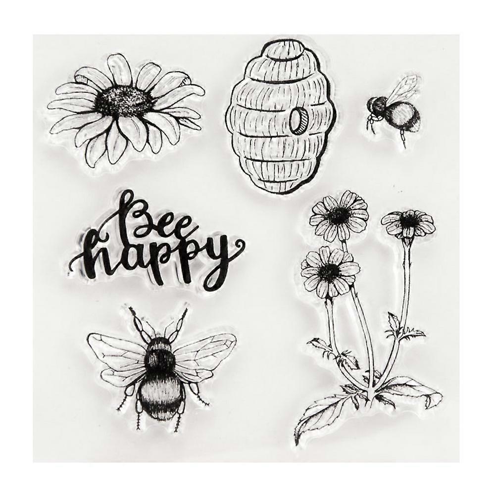 Tpr Seal Stamps Bee Stamp Sheets for Creative DIY Crafting