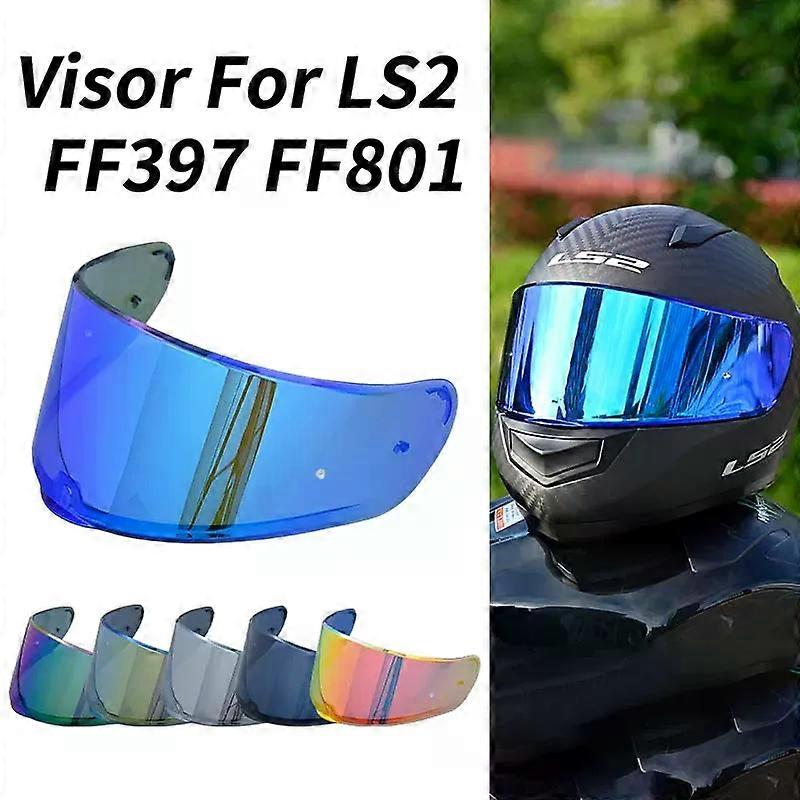 Original LS2 FF397 FF801 Helmet Visor Clear/dark Smoke/ Silver