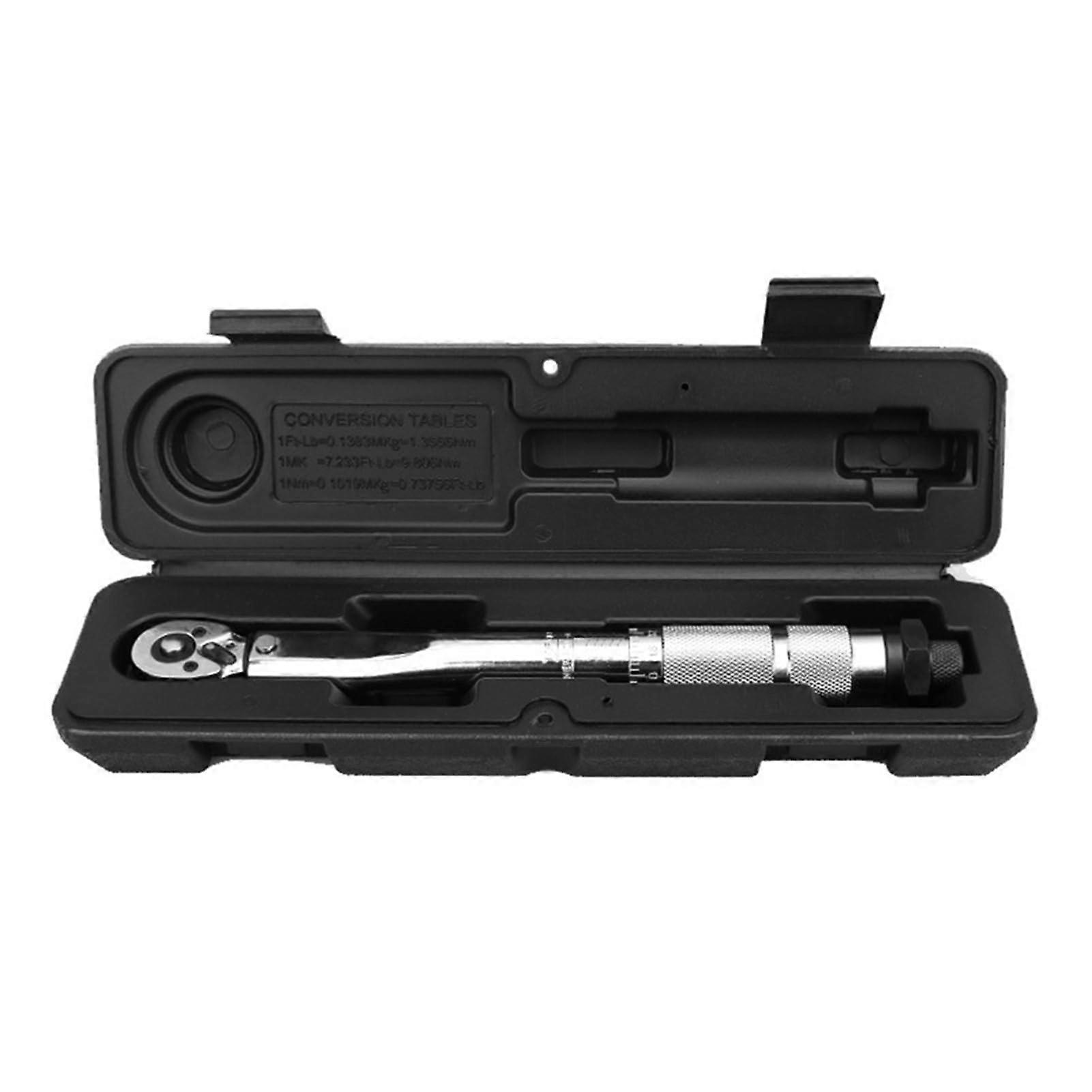 Precision Quick Release TwoWay Ratchet Preset Torque Wrench 525N·m 1/4 Inch Car Tool Set