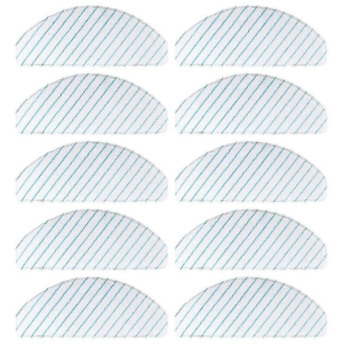 10 PCS Replacement Mopping Pads for Ecovacs DEEBOT OZMO T9 Series T8 AIVI Max N8 Pro Plus Robot Vacuum