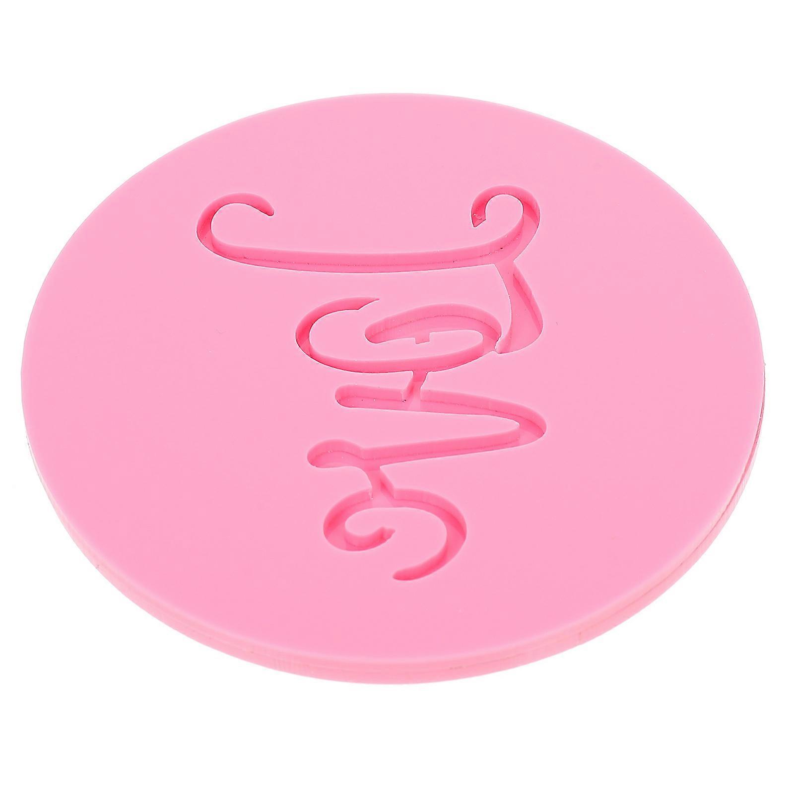 Acrylic Cookie Embosser Fondant Mold for Cake Decorating – Random Style DIY Baking Tool for Cookies Cupcakes and Treats