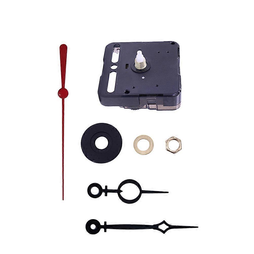 Clock Movement Repairing Replacement Clock Parts for Home Store Black 7*6.9cm Scan Second Mute Movement 1Pack