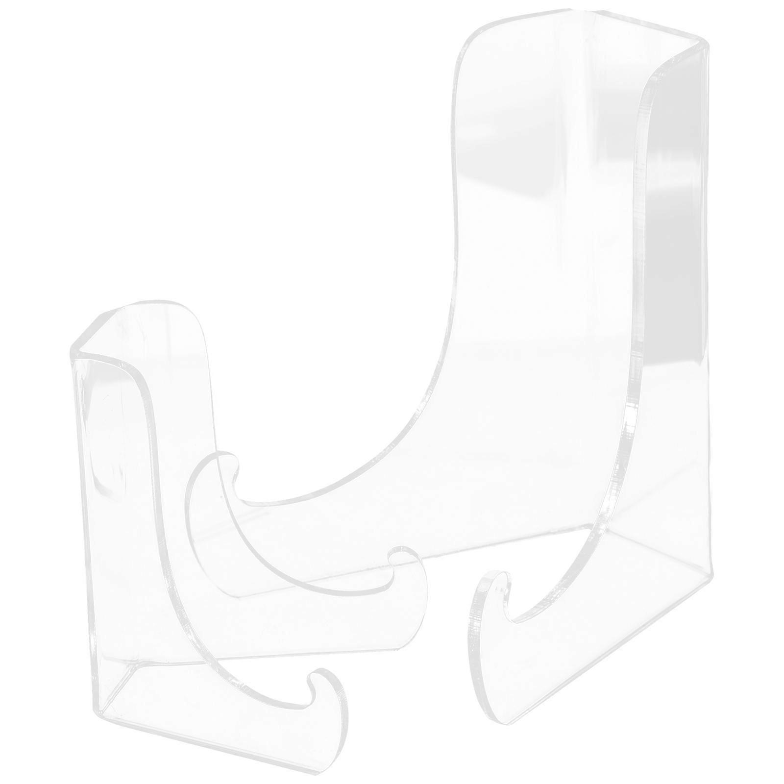 Acrylic Display Stand Set – Transparent Compact Easel Holder for Photos, Artworks & Plates – Ideal for Home, Office & Craft Exhibitions