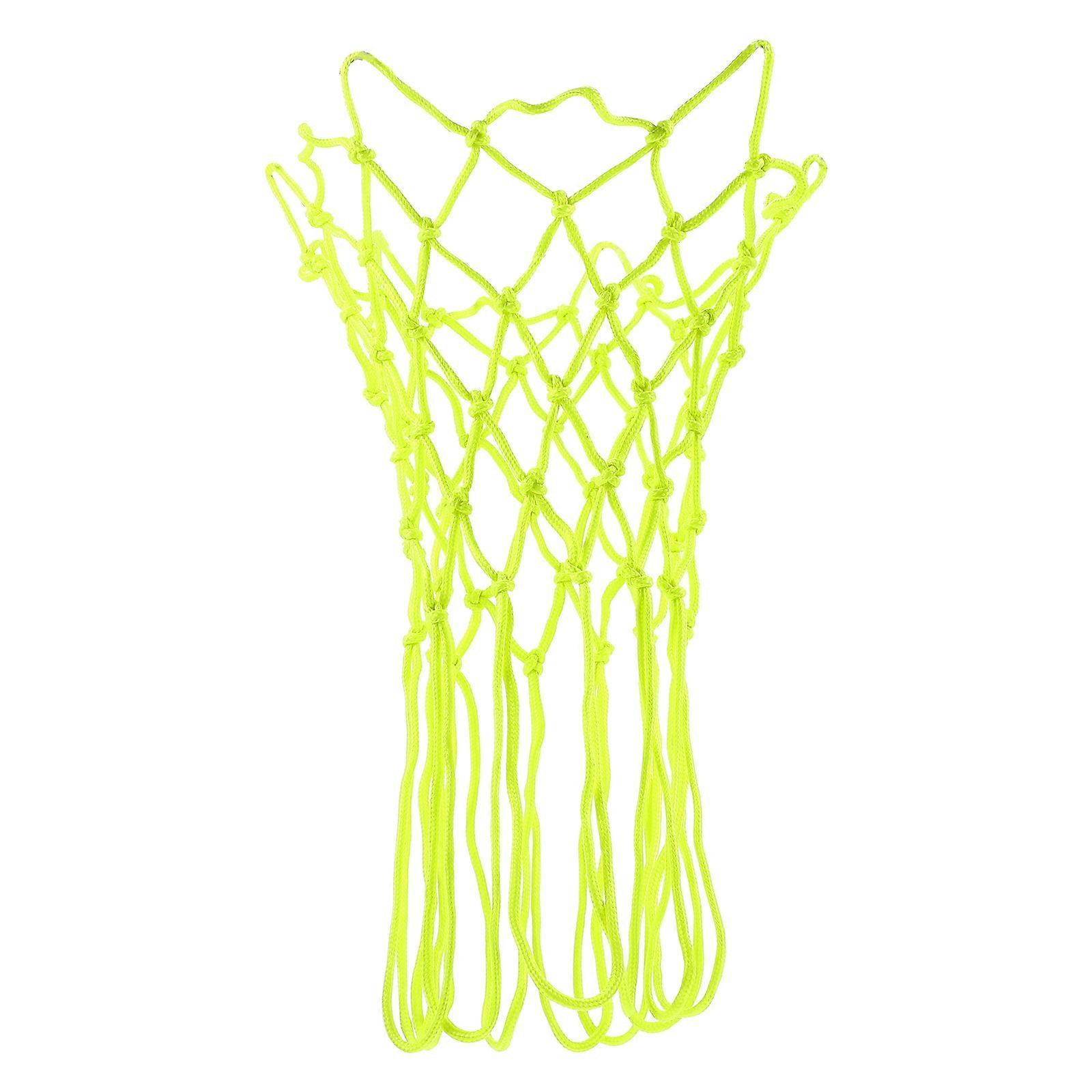 Professional Basketball Net Glow In Dark For Community Basketball Courts 50x0.4cm Withstands Pulling 1Pcs