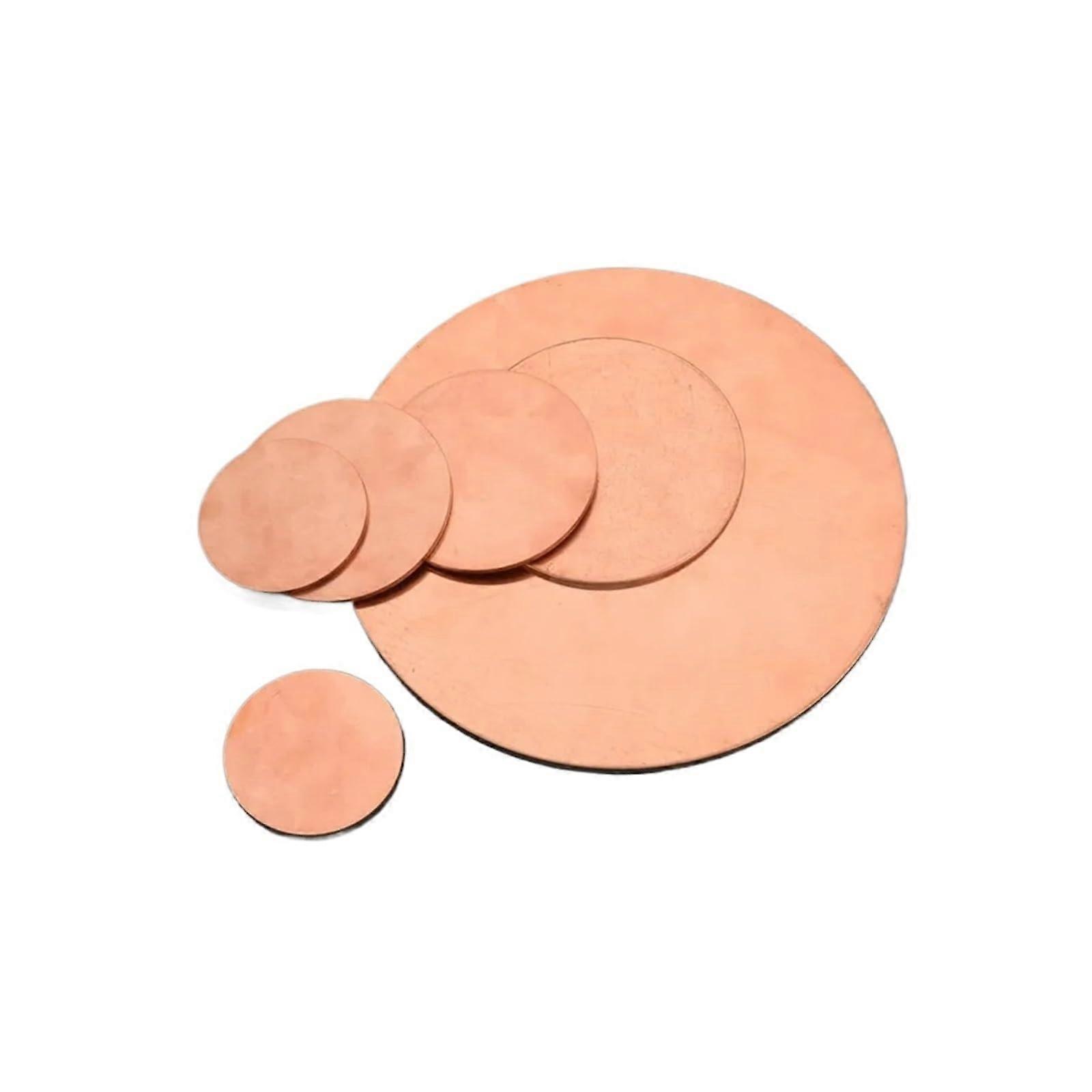 0.8 x 200mm 1pcs Copper disc, round plate, solid sheet