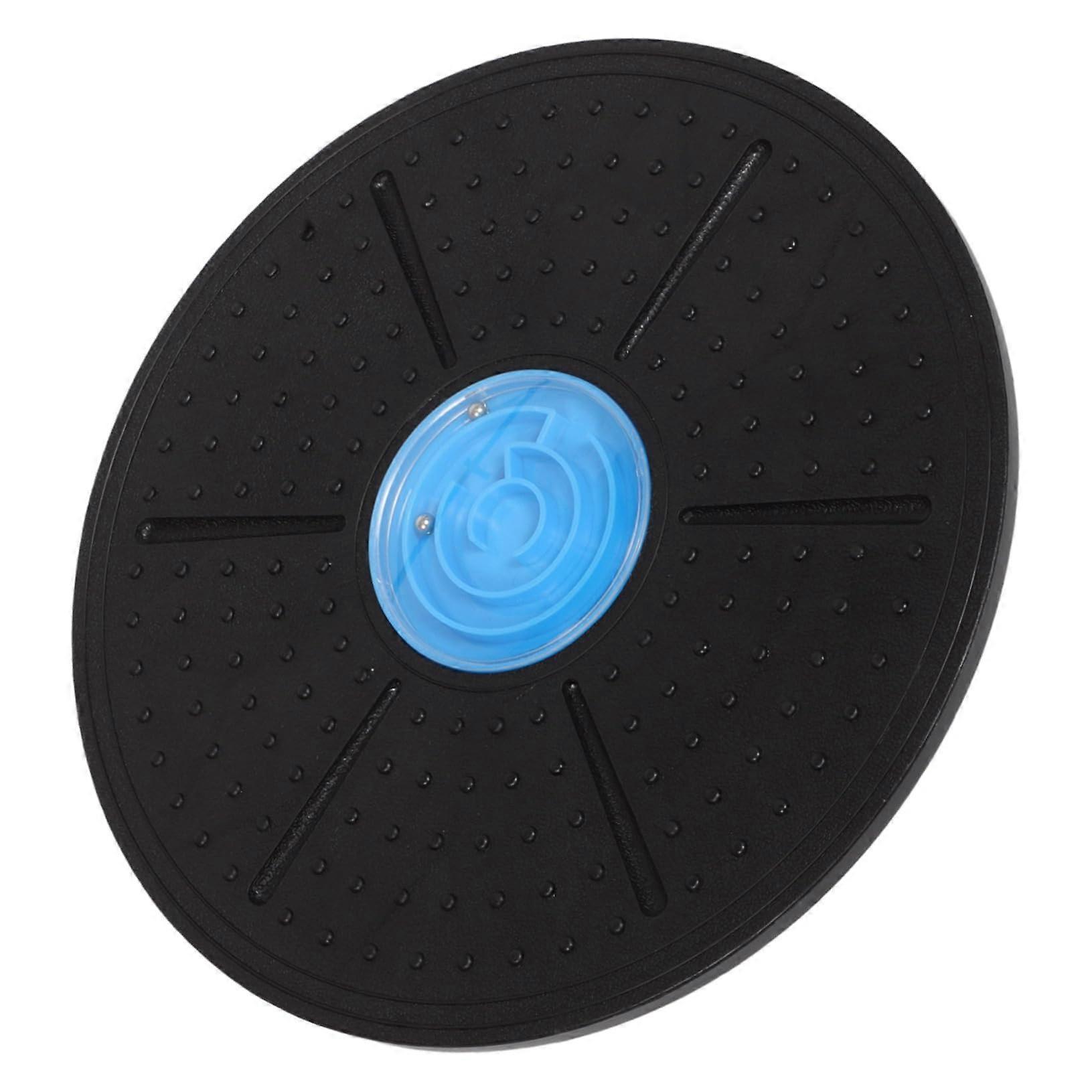 Fitness Balance Board Exercise Platform, Wobble Board Step Platform, Wobble Board for Sensory Training, Exercise Board for Home Training, Black PP.