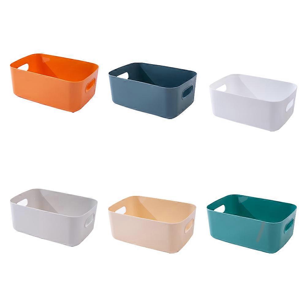 Multipurpose Desk Storage Boxes with Appearance for Household Use in Assorted Color 6 Pieces