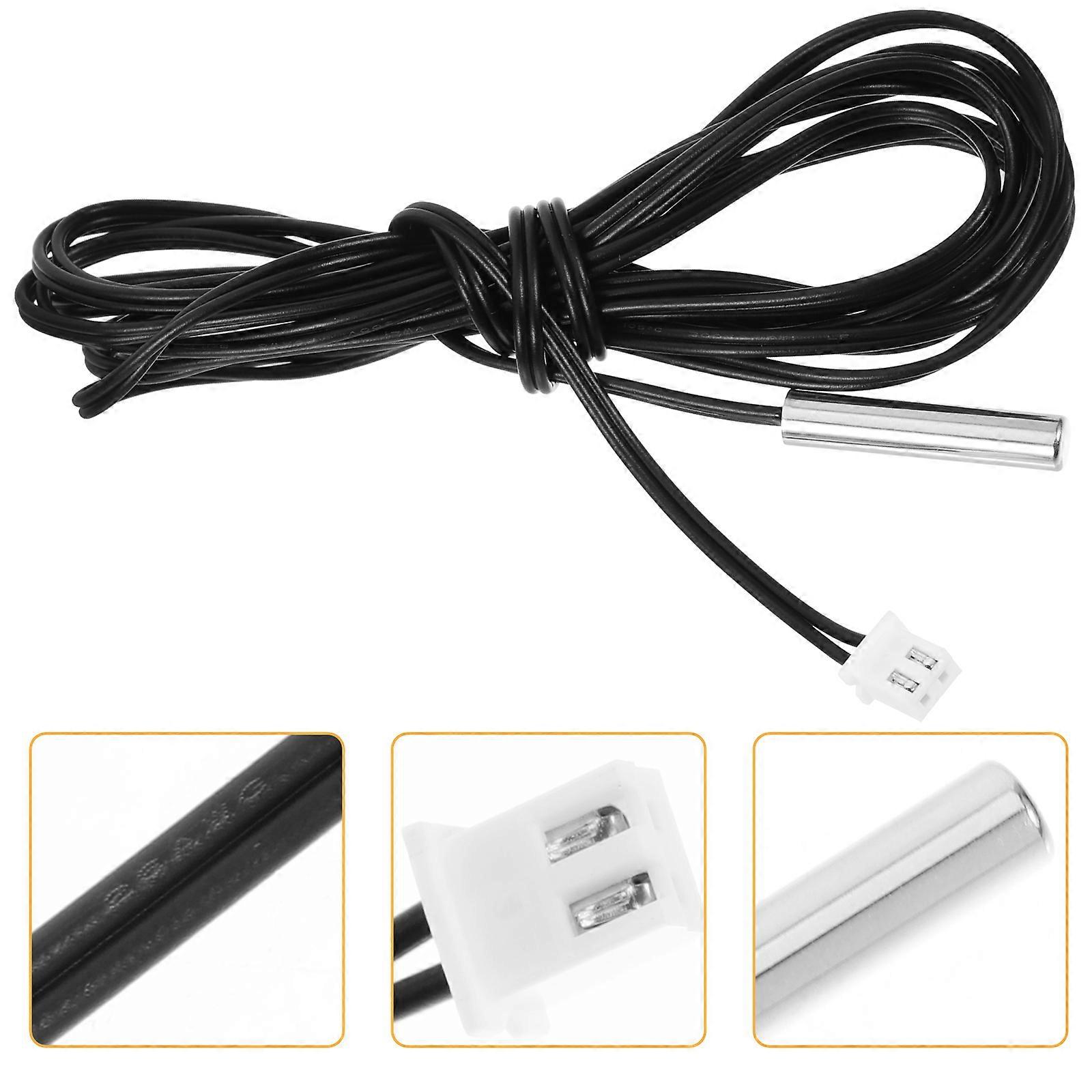 3pcs Long Sensor Probe Thermistor for Precise Measurement, Flexible Design, High Temp Resistance for Various Applications