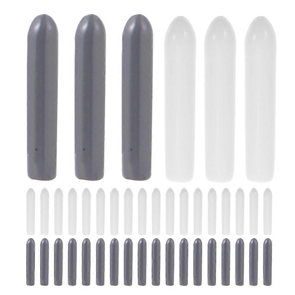 200PCS Dishwasher Prong Covers Soft PVC Protective Rack Caps Scratch Resistant Tine Tip Protectors Easy Push Installation