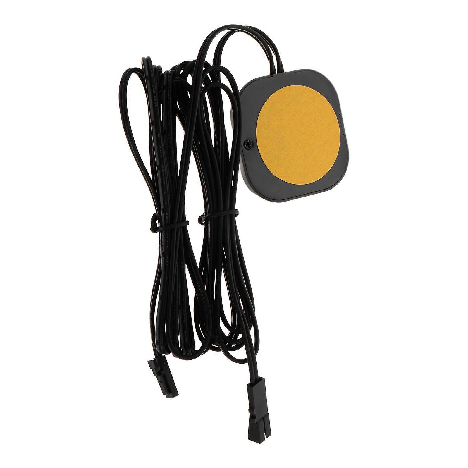 Cool Light Switch Touch Panel Automatic Induction For Cabinets And Closets 4.80X4.80X0.40CM Plastic 1Pcs