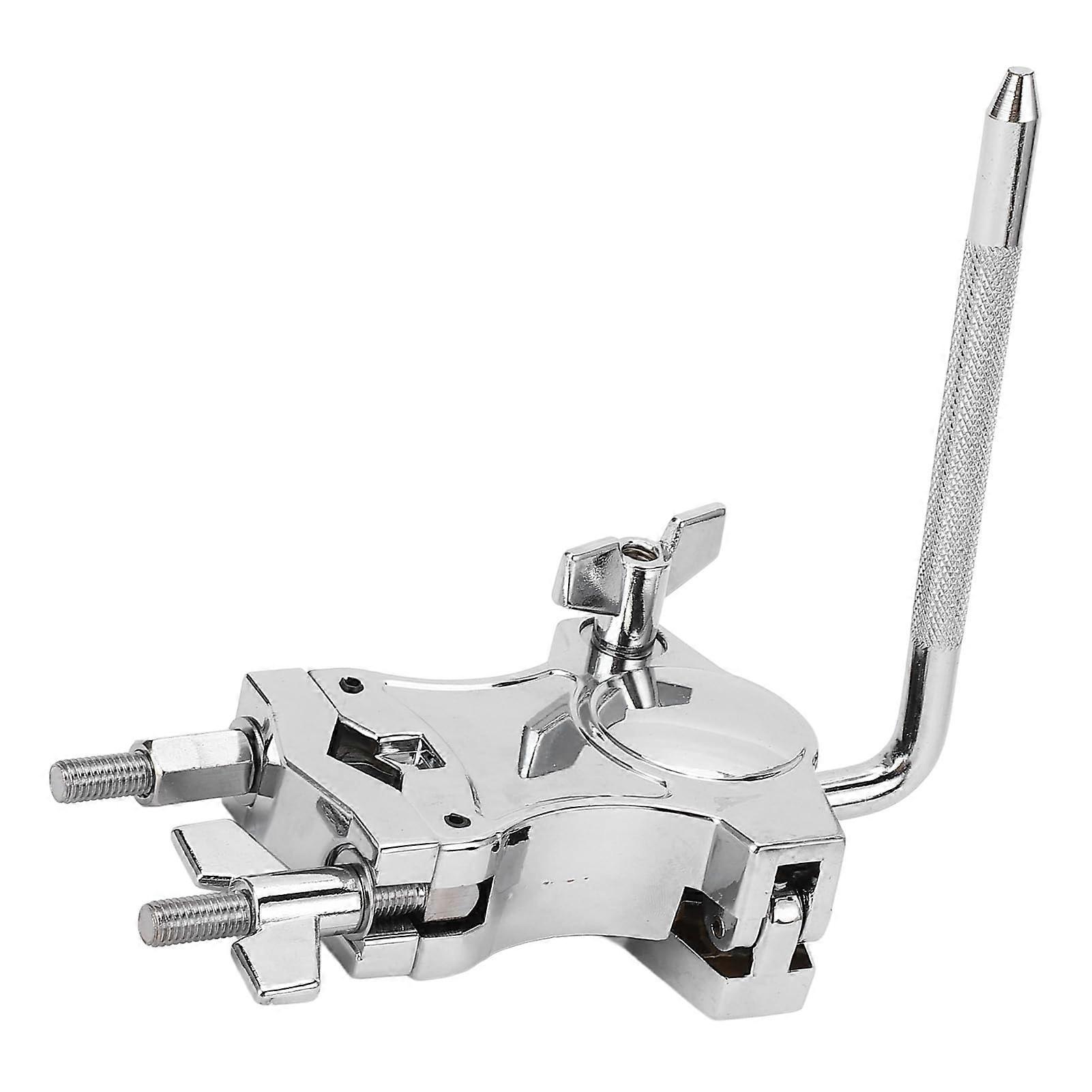 L Rod Cowbells Clamp, Adjustable Stainless Steel Mounting Bracket Drum Clamp Cowling Mounting Bracket Electronic Pads to a Stand for Drum Accessories