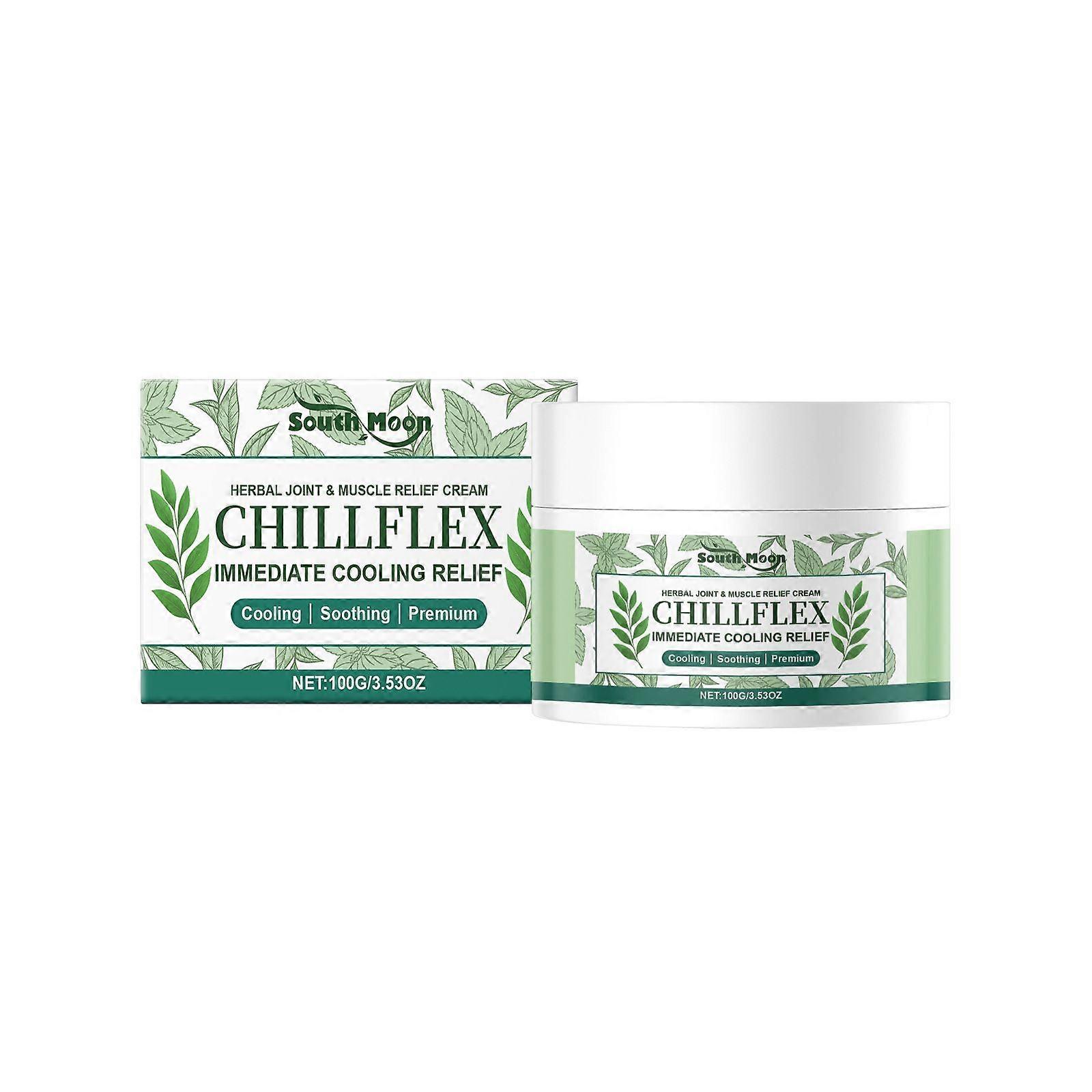 Chillflex Mentol Joint & Muscle Relief Cream, pro úlevu od nepohodlí kloubů a svalů-A