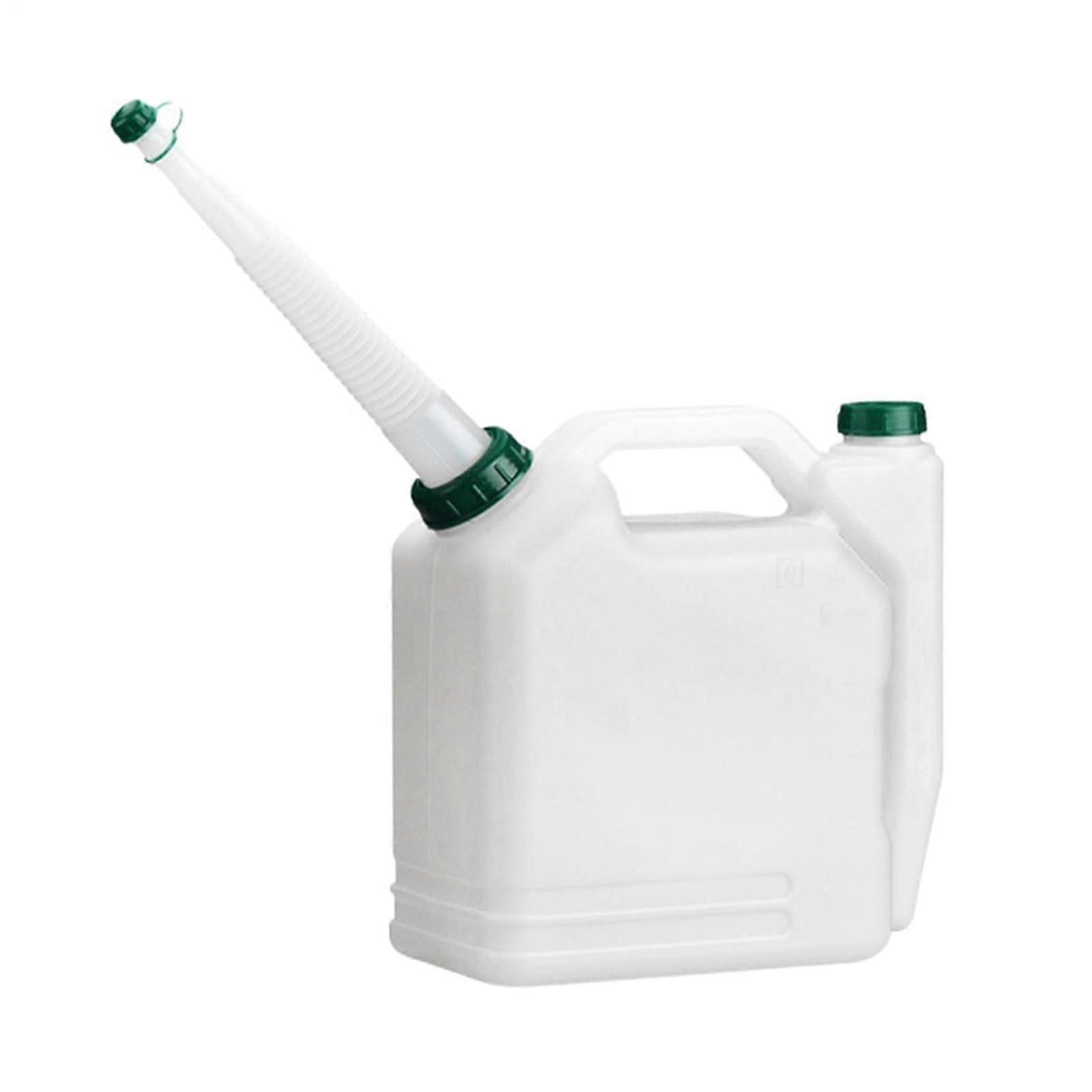 Oil Container - 1 Litre Clear Oil Drain Bottle with Extended Output, Spill-Free Design for Engine Maintenance and Lawnmowers