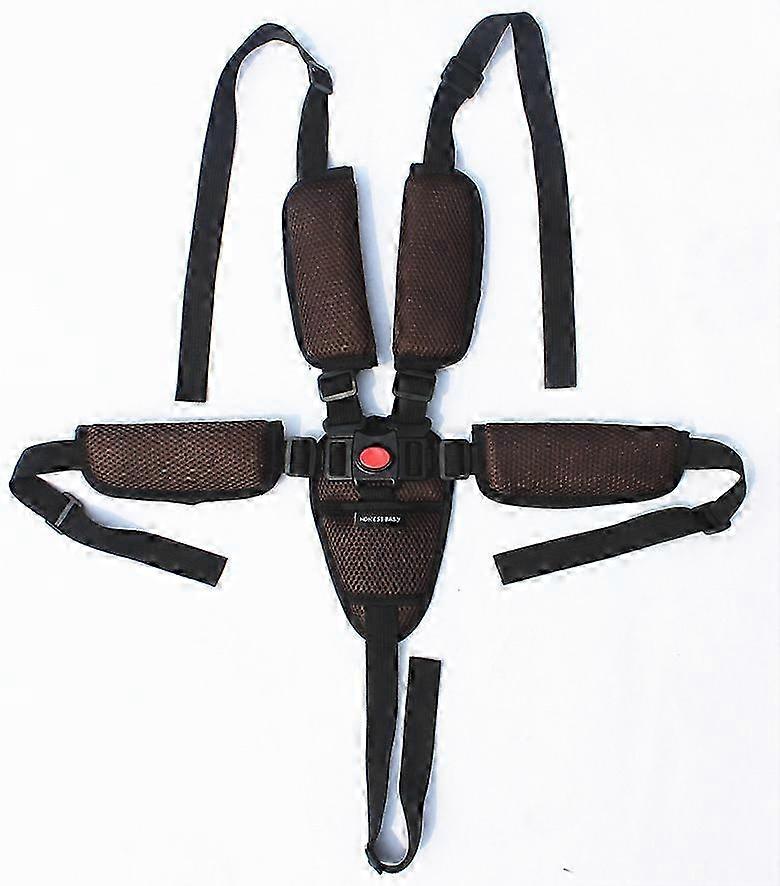 Universal 5-Point Safety Harness for High Chairs, Strollers & Prams - Adjustable Child Restraint Belt System
