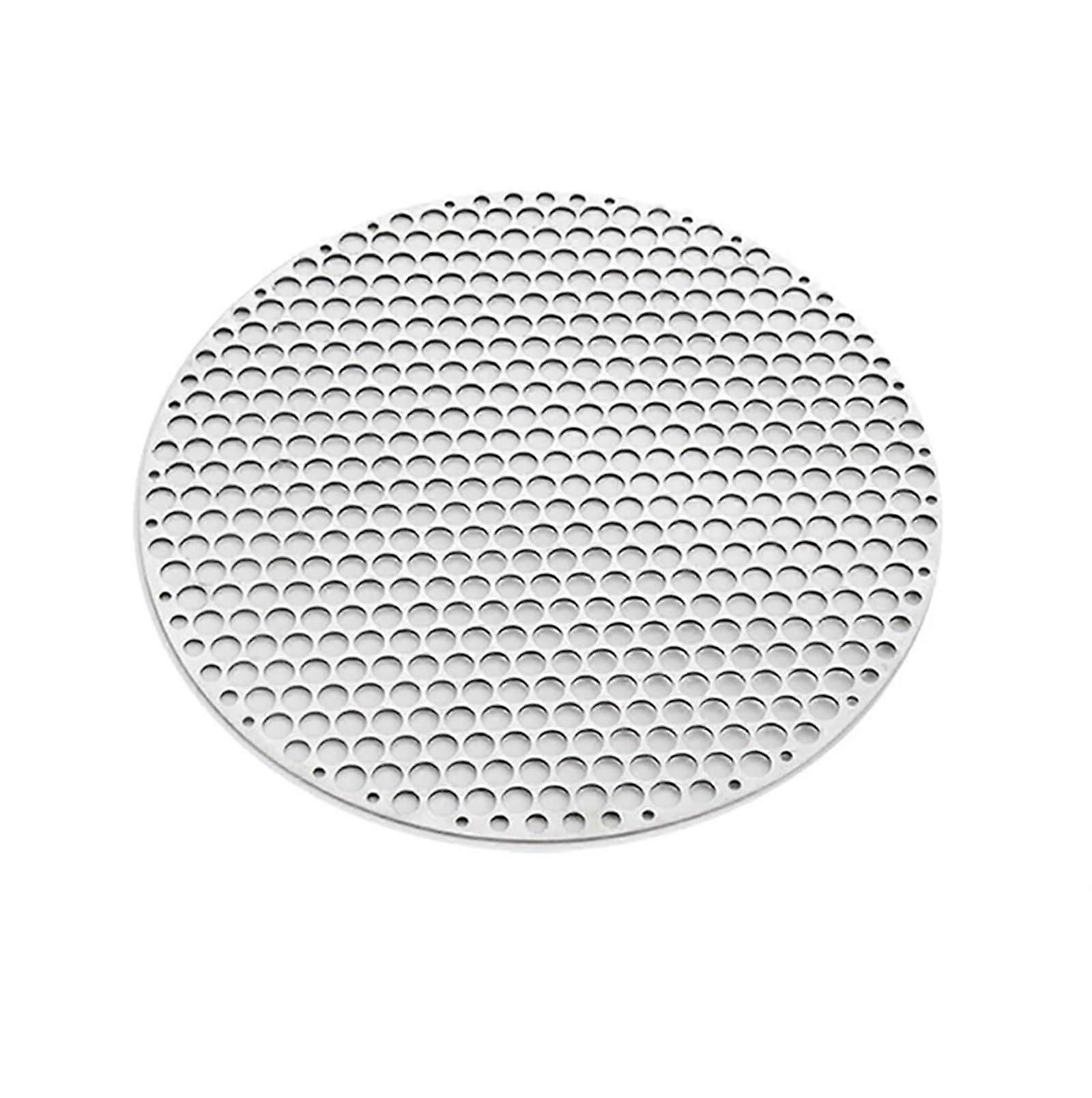 Grillroste Stainless Steel Round Grill Mesh For Barbecue, 22cm BBQ Net, Nonstick Grid Rack, Camping Grill Accessory