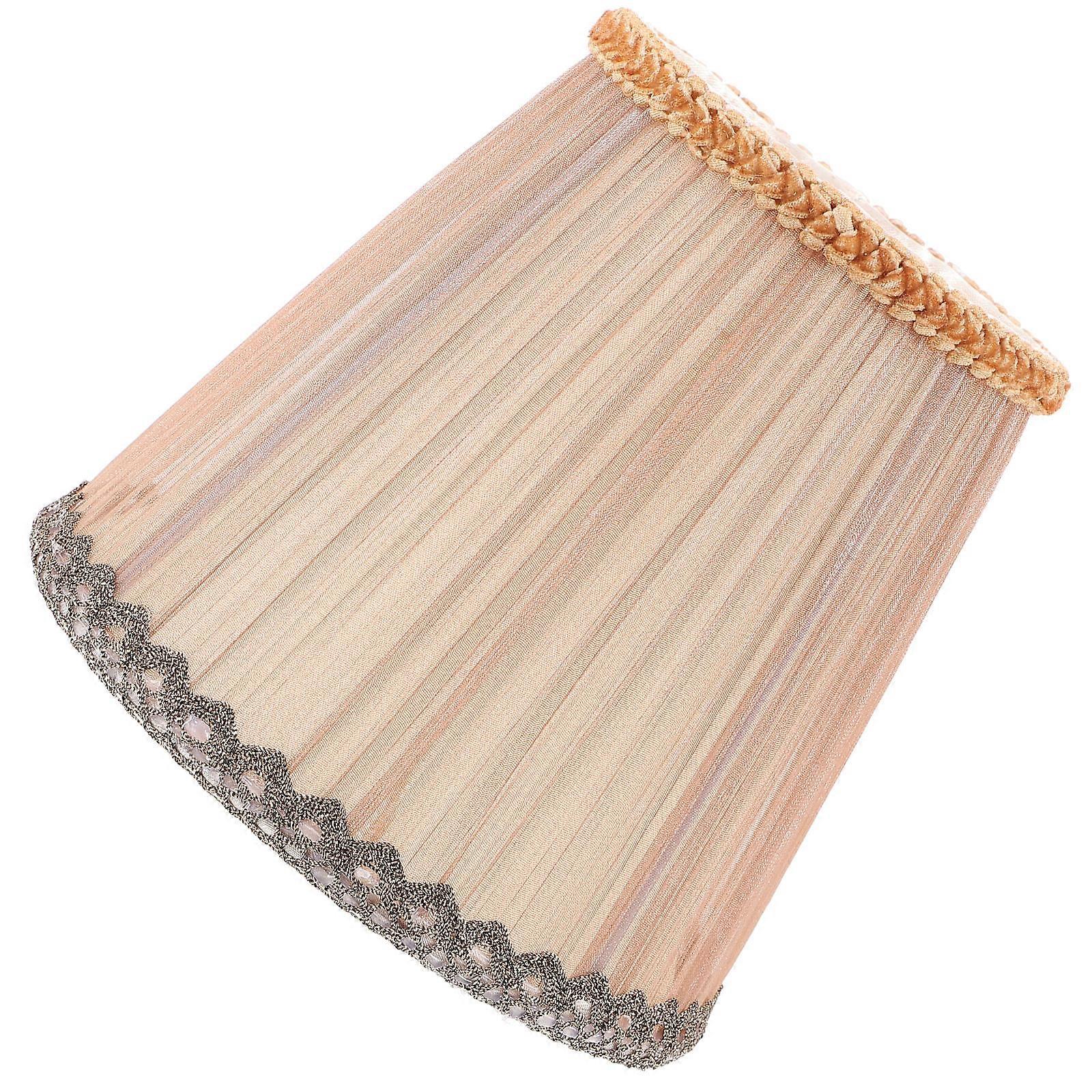 Compact Cloth Lampshade Clip Elegant Light Shade for Chandeliers, Wall Lamps, Table & Floor Lighting Decor
