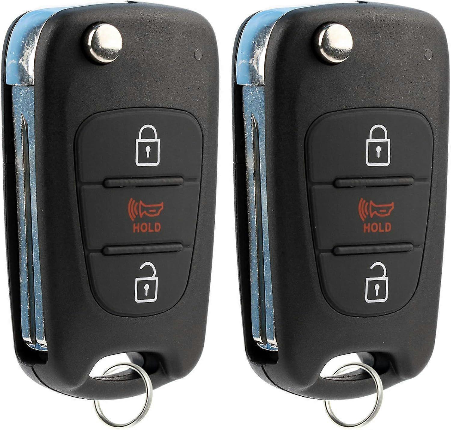 2025 Newest KeylessOption Keyless Entry Car Remote Flip Ignition Key Fob for