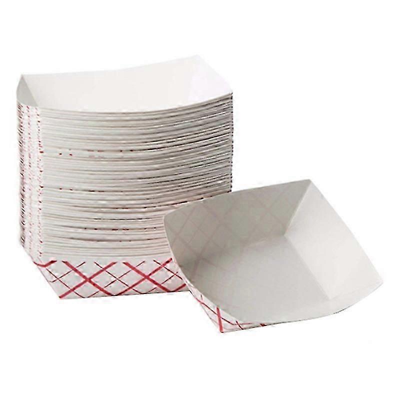 100Pc Paper Food Trays Disposable