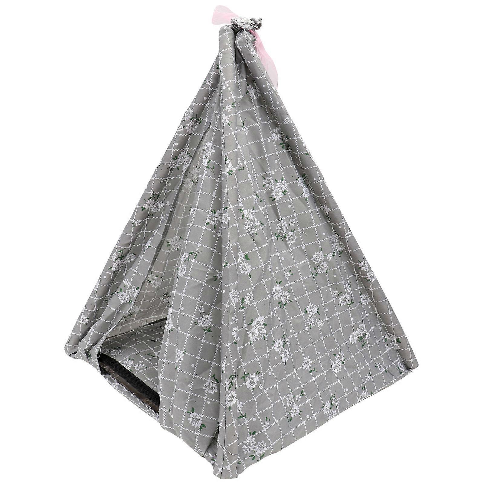 Indoor Detachable Cat Tent For Pets Space-saving Tent-shaped Nest 1Pcs