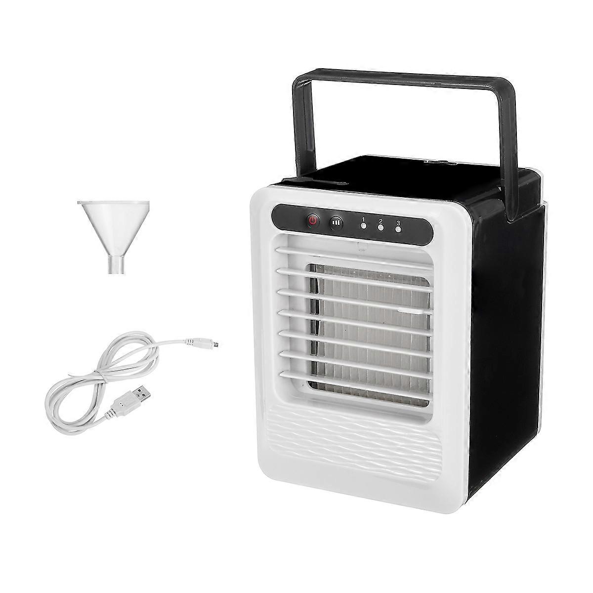 Air Conditioning Fan Mini Portable Personal Space Cooler Assorted Color 20x14x14cm Cooling 1Pack