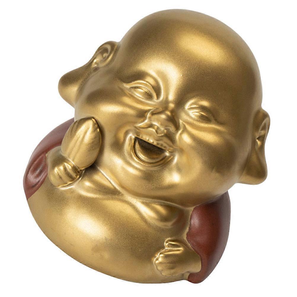 Ceramic Maitreya Incense Burner Coil Holder for Home & Tea Ceremony Use – Premium Quality Censer