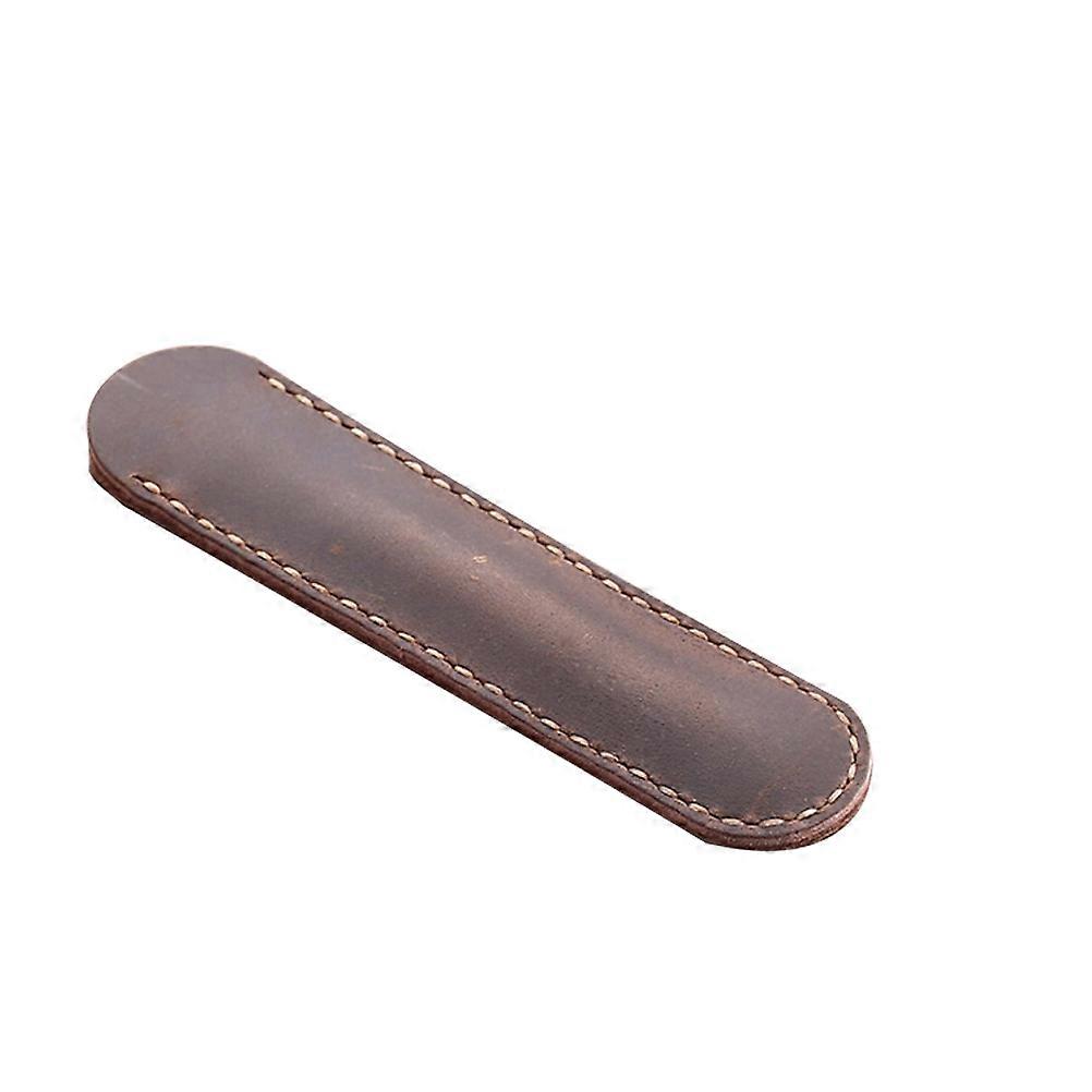 Handmade Pen Case for Storage Use Perfect for Gifts Coffee Color Fits Multi Pens 6.5 Inches