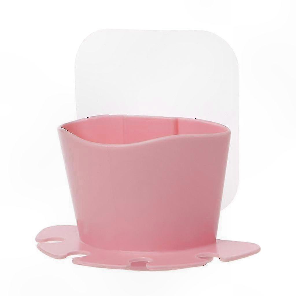 Toothbrush and Toothpaste Organizer with Suction Cup for Bathroom Wall Storage