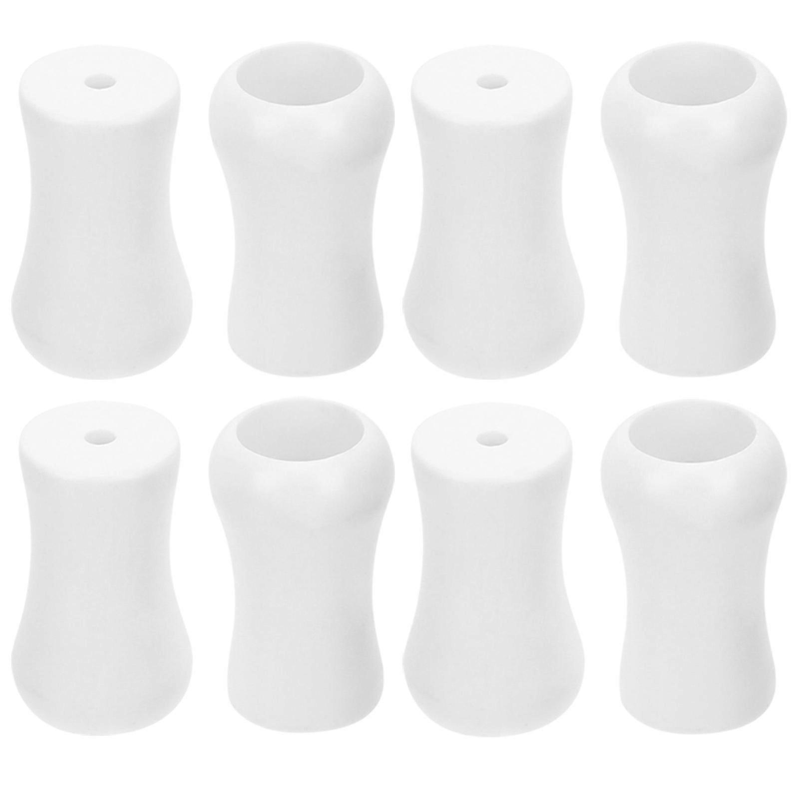 Shade Pulls 16Pcs Round Cord Knobs Replacement For Blinds And Curtains Sturdy White Plastic Design
